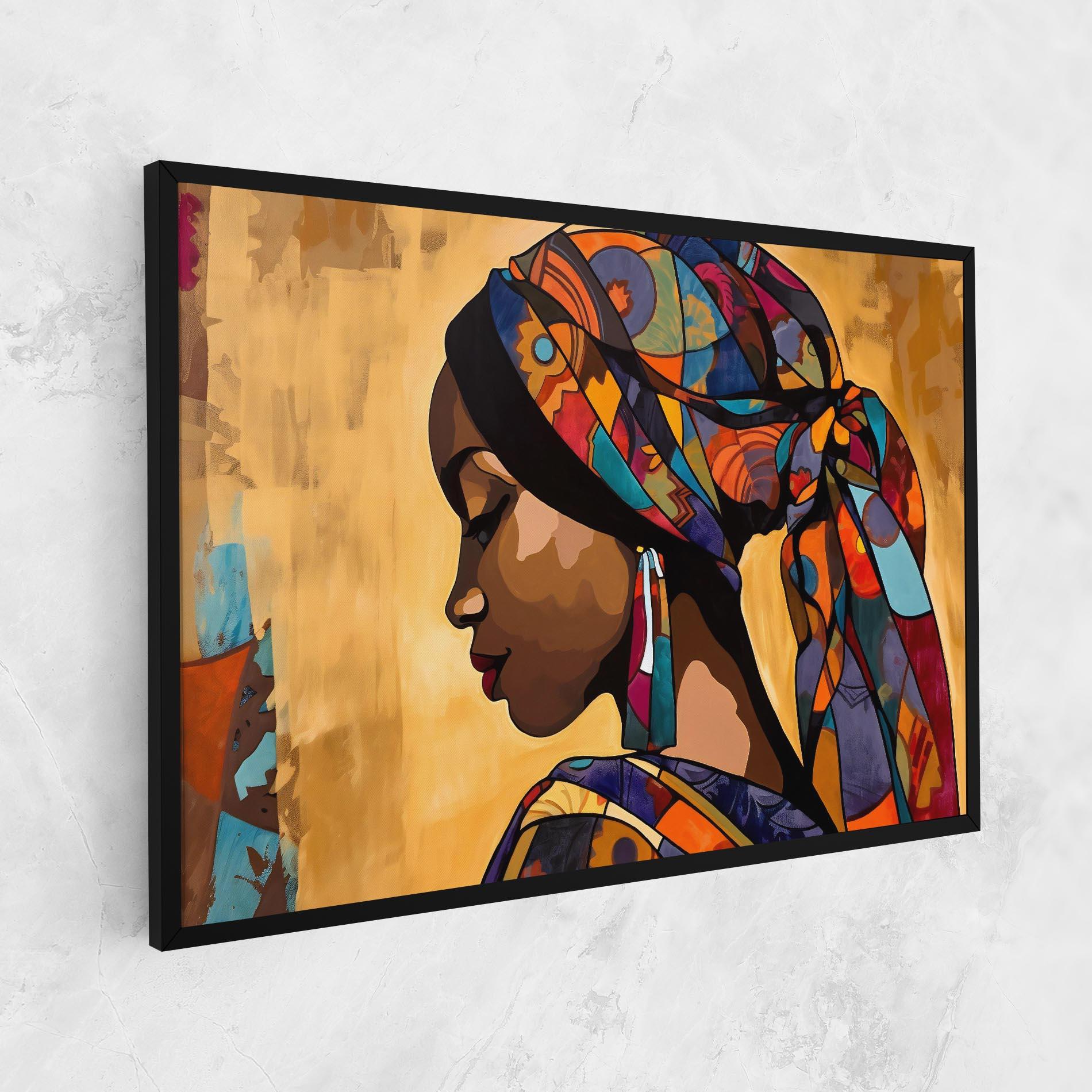 Tablou Canvas Headscarf Pretty Woman mockup 1