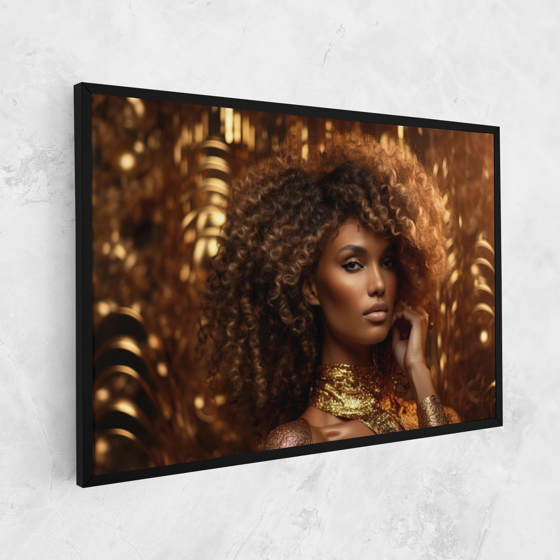Tablou Canvas Radiant Bronze Goddess mockup 1