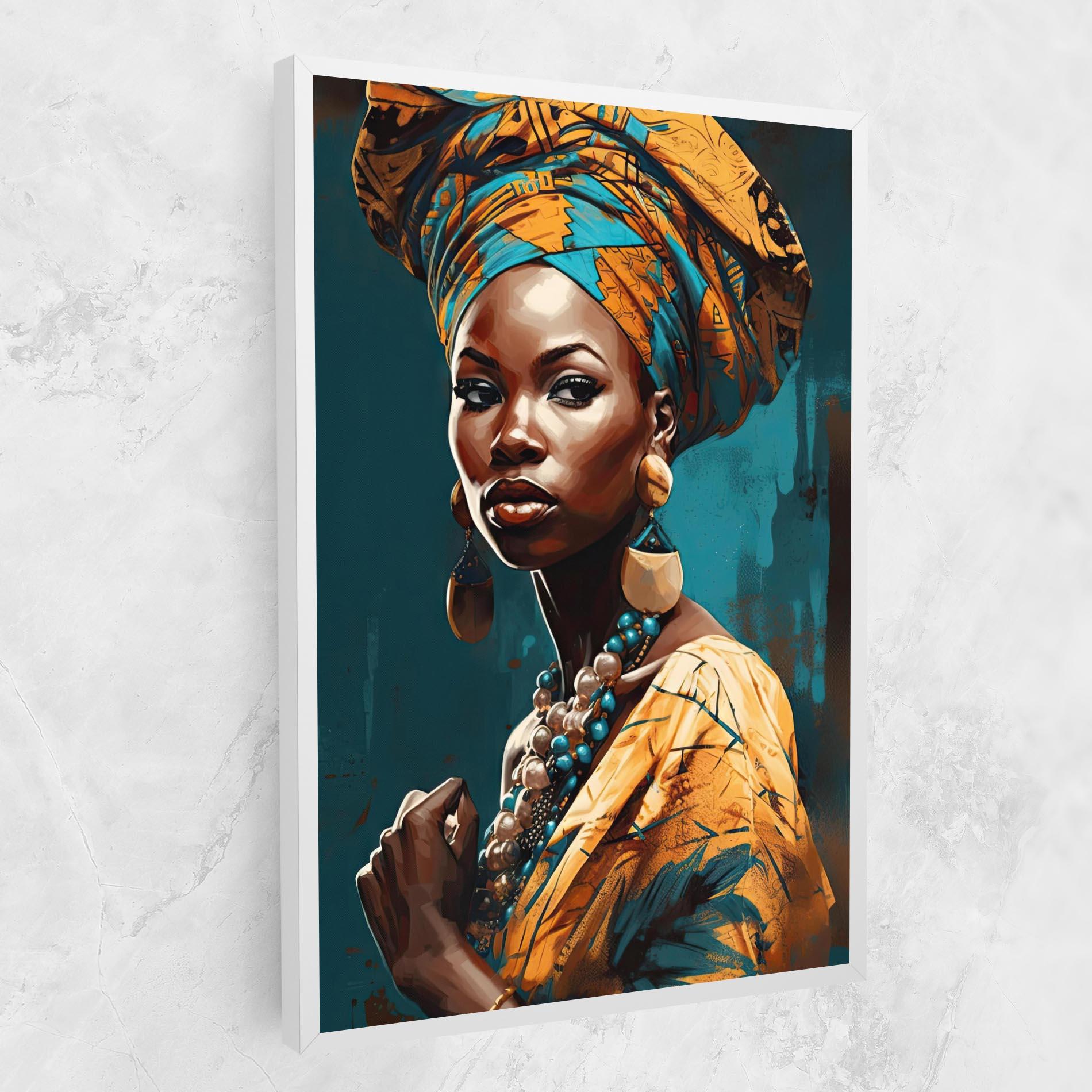 Tablou Canvas Azure Chic Woman mockup 1