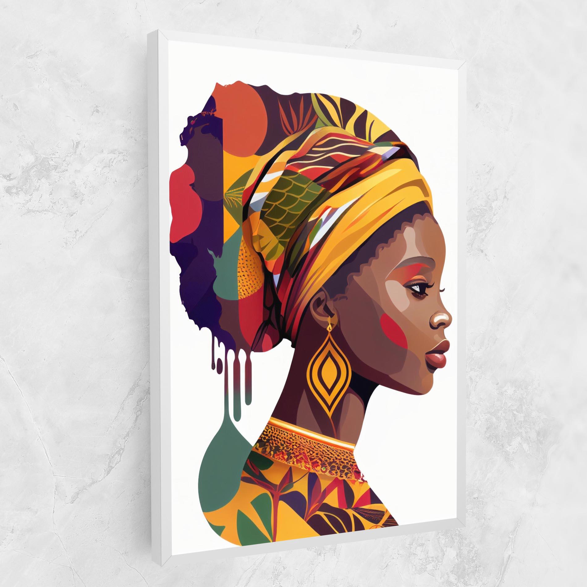 Tablou Canvas Colorful African mockup 1