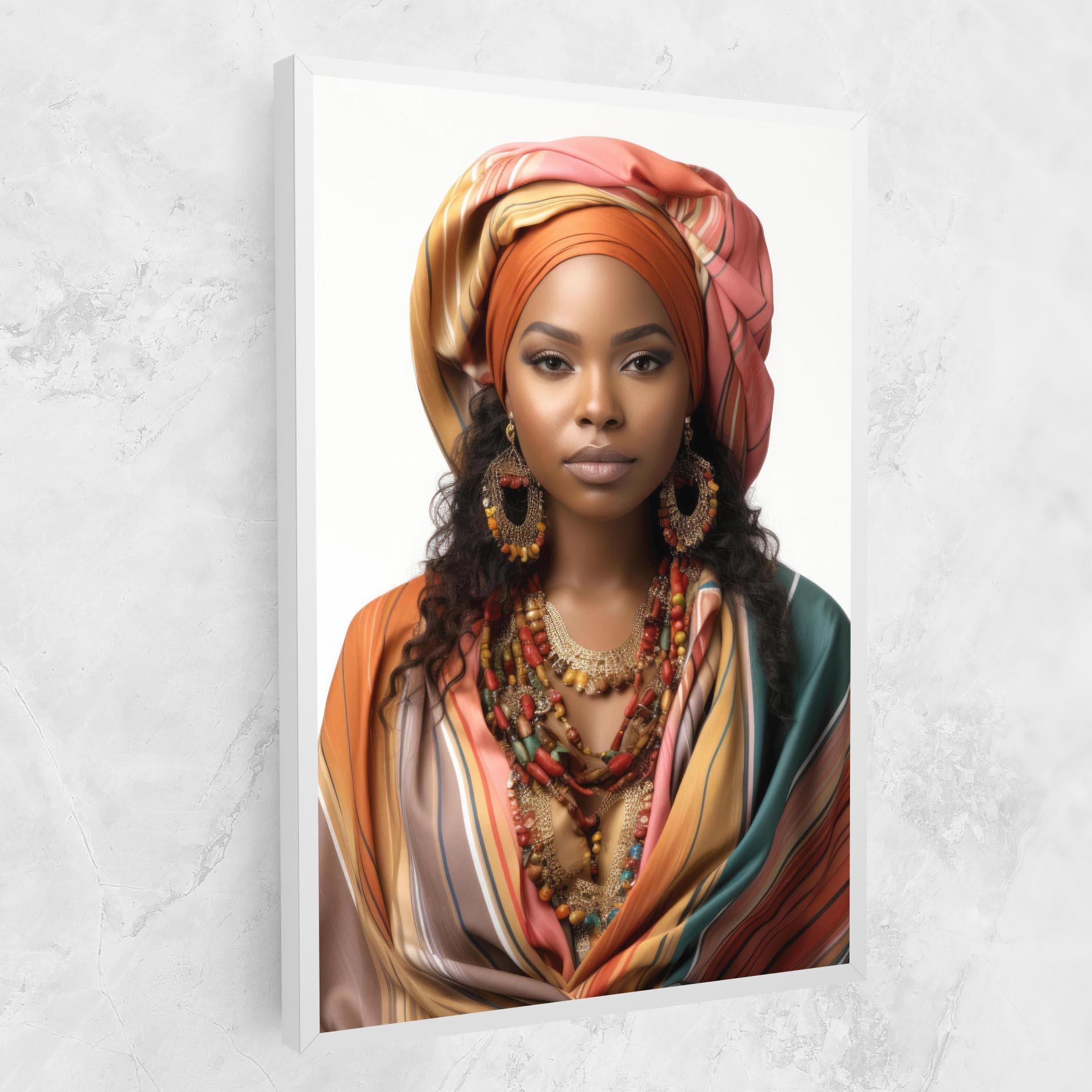 Tablou Canvas East African Woman mockup 1