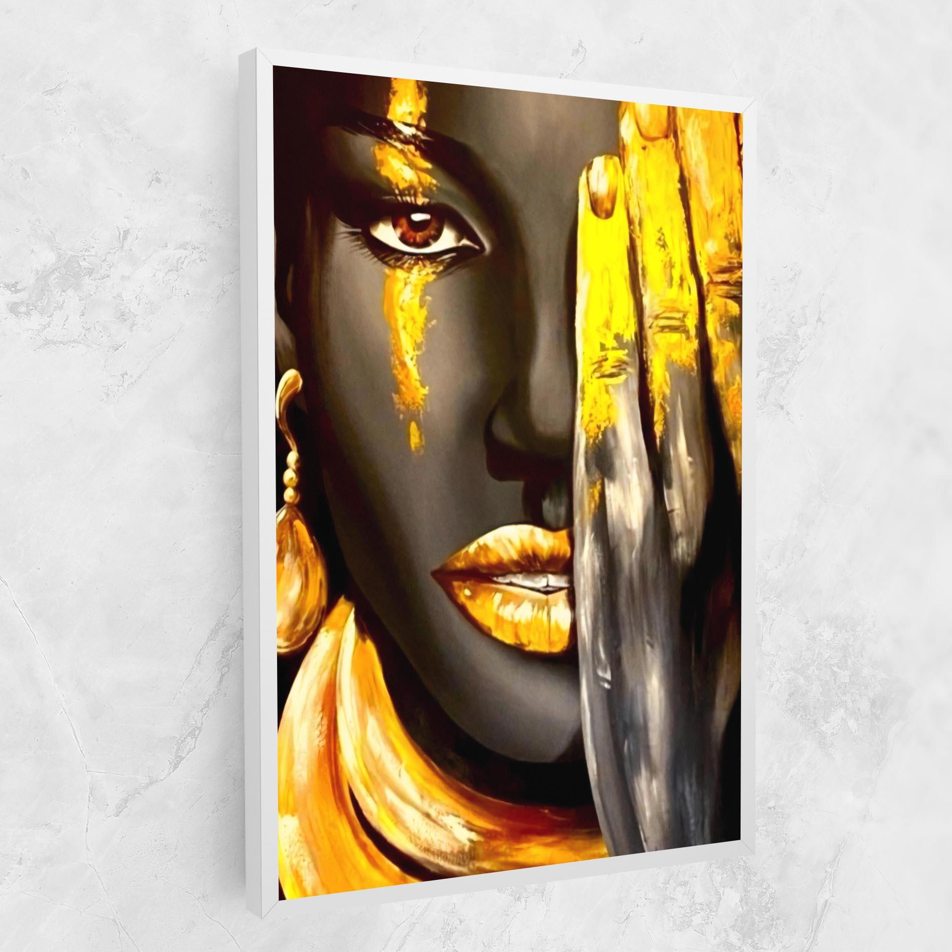 Tablou Canvas Golden African Women mockup 1