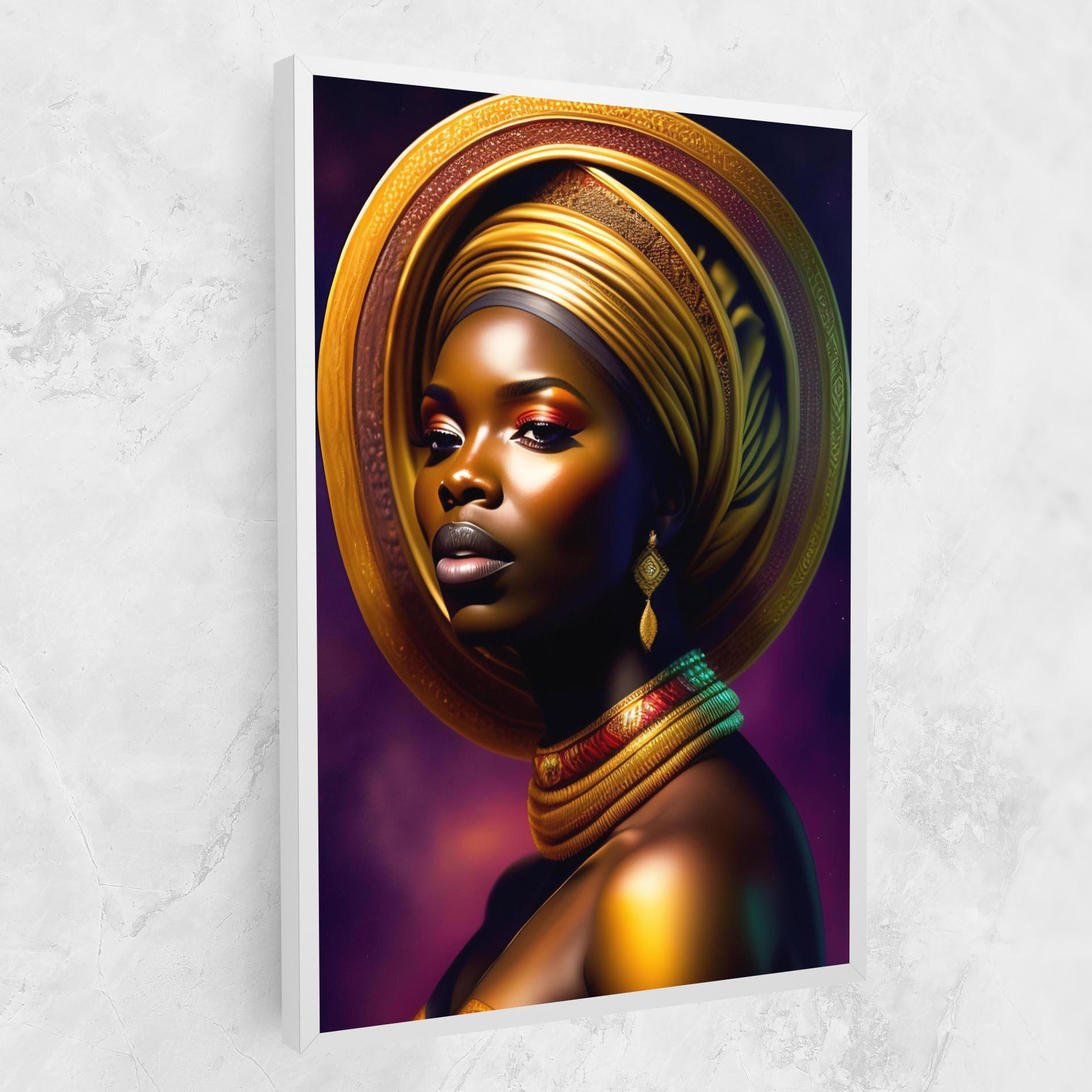 Tablou Canvas Golden Crown Woman mockup 1