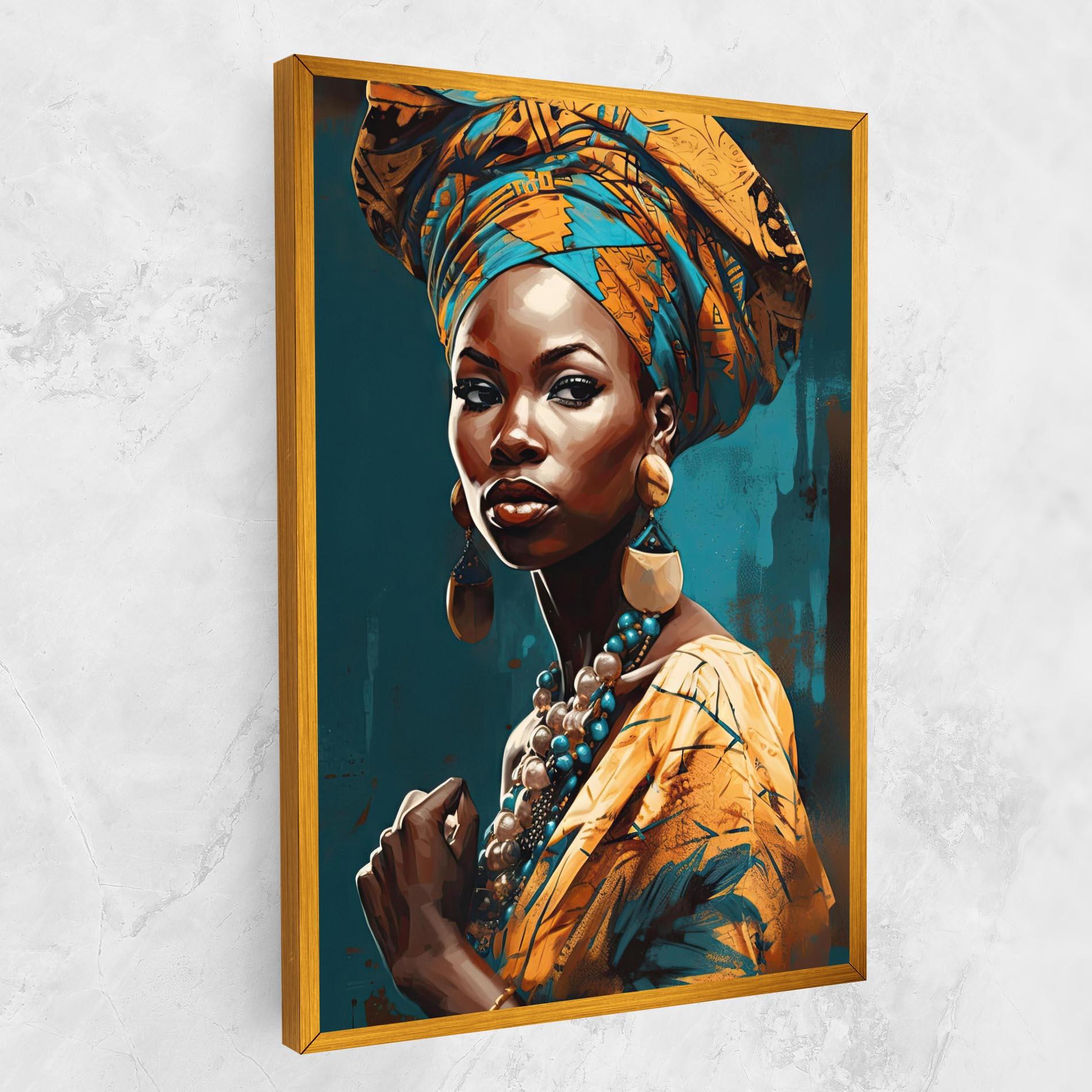 Tablou Canvas Azure Chic Woman mockup 1