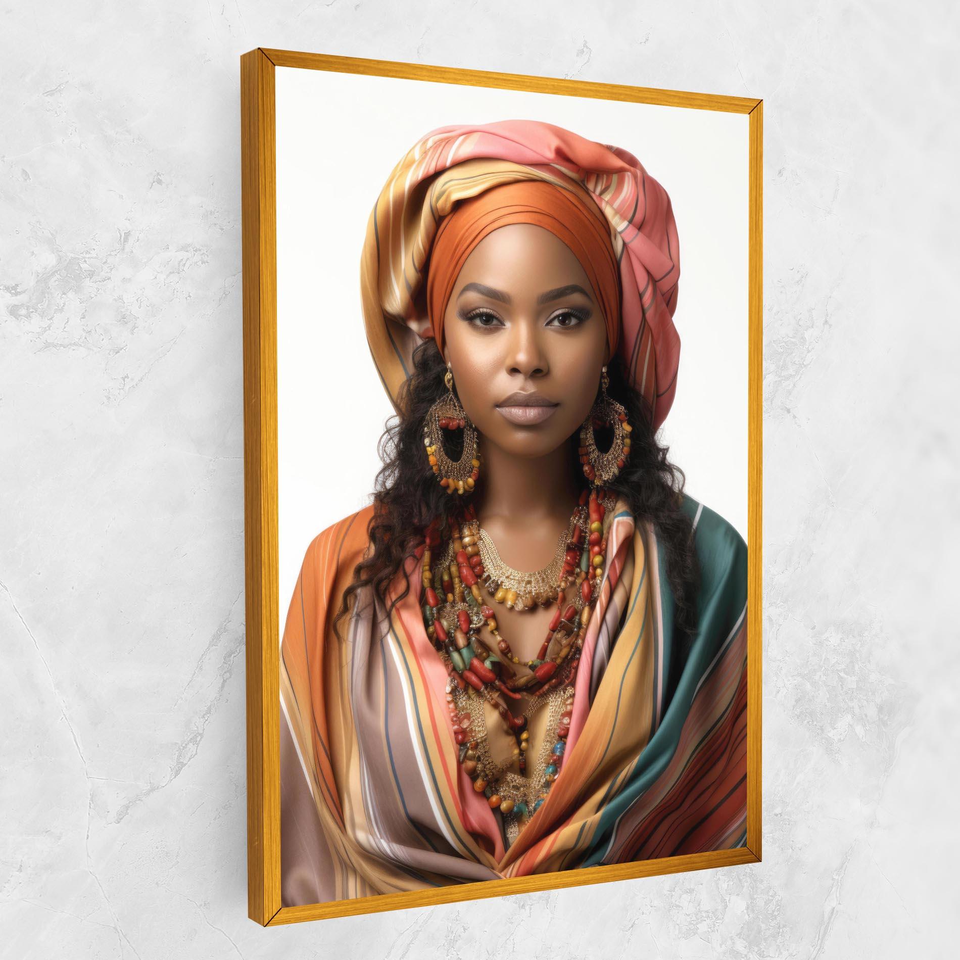 Tablou Canvas East African Woman mockup 1