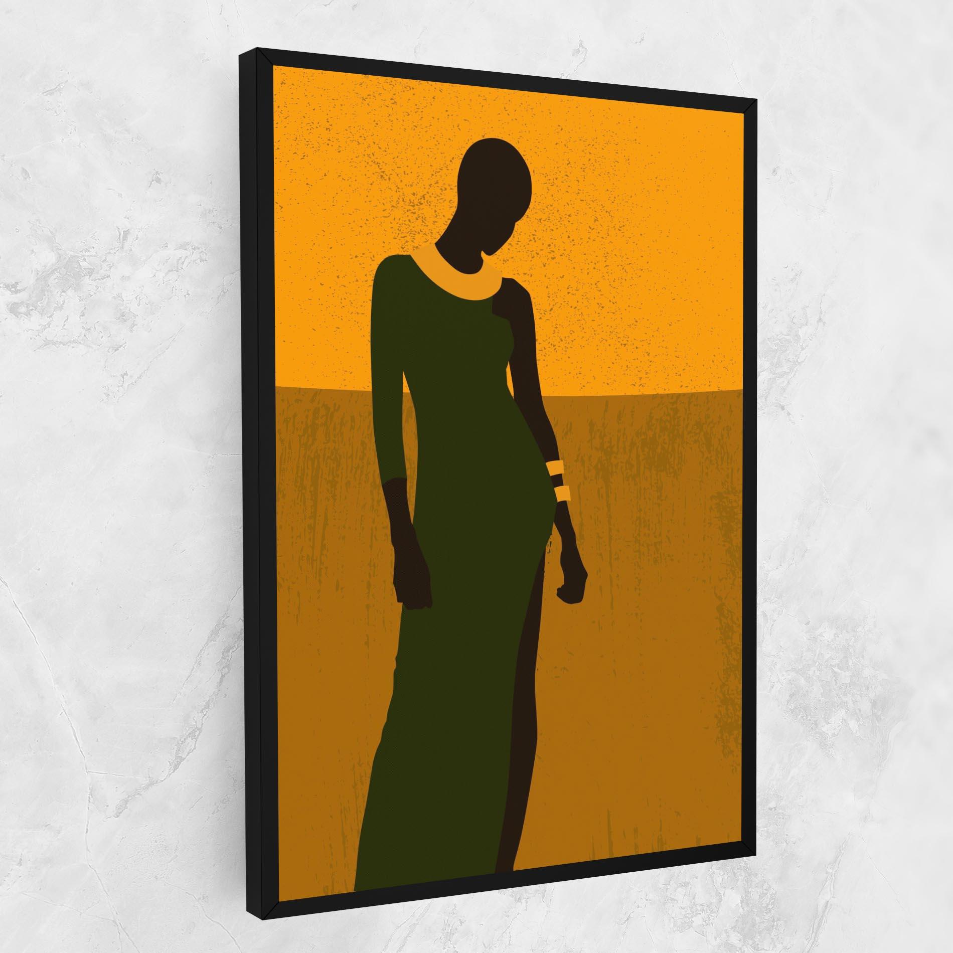 Tablou Canvas African Dress mockup 1