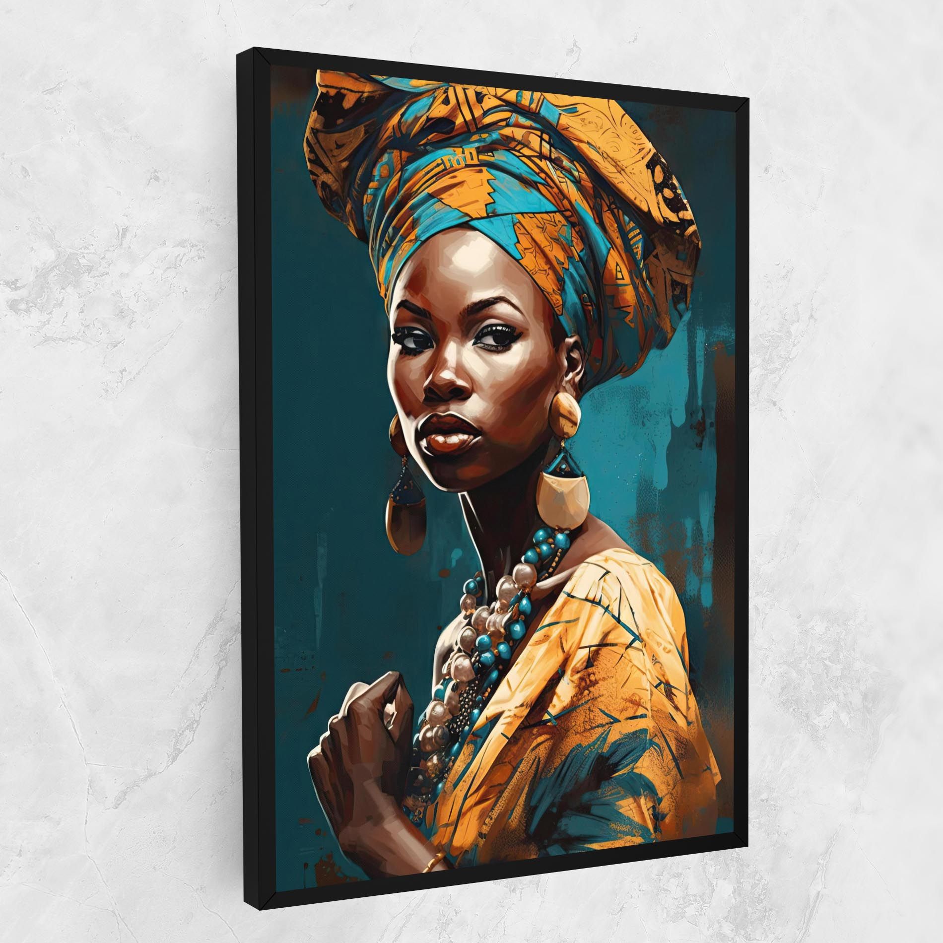 Azure Chic Woman mockup 1