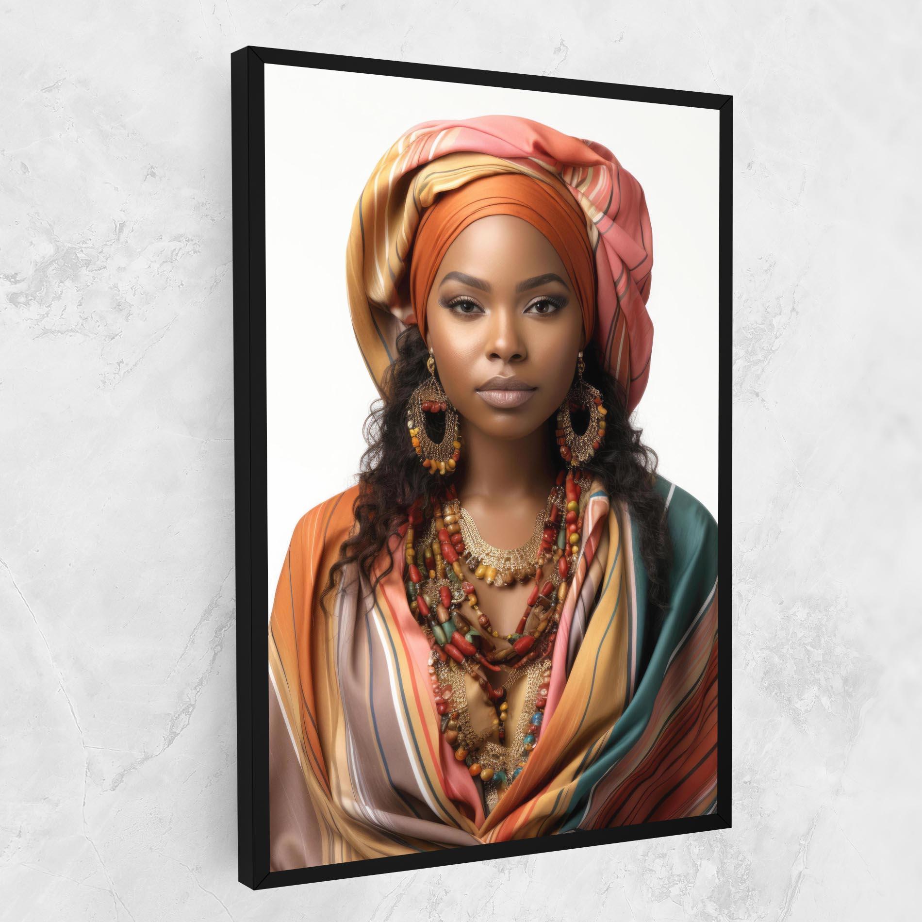 Tablou Canvas East African Woman mockup 1
