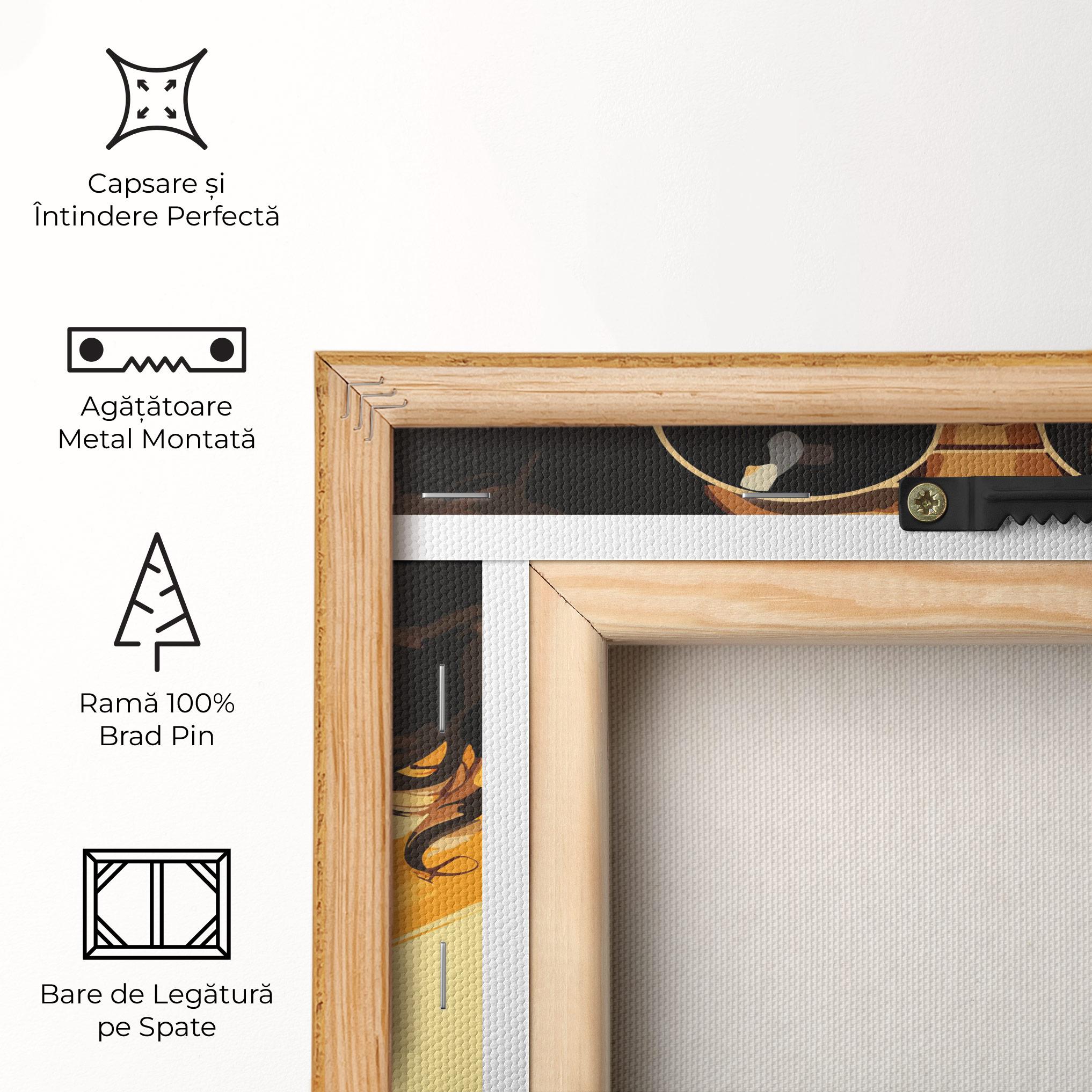 Tablou Canvas African Yellow Woman mockup 5