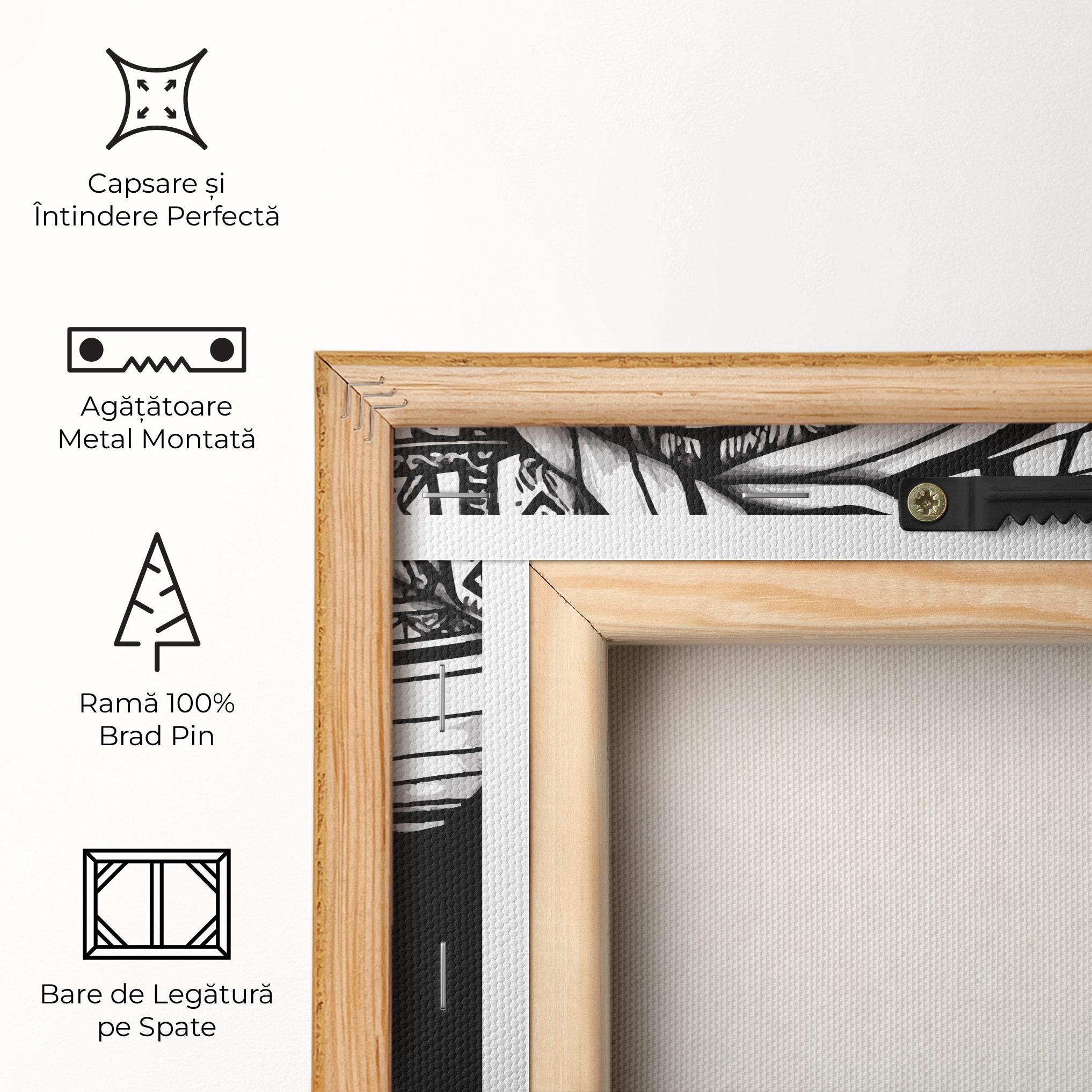 Tablou Canvas Beautiful African Lady mockup 5