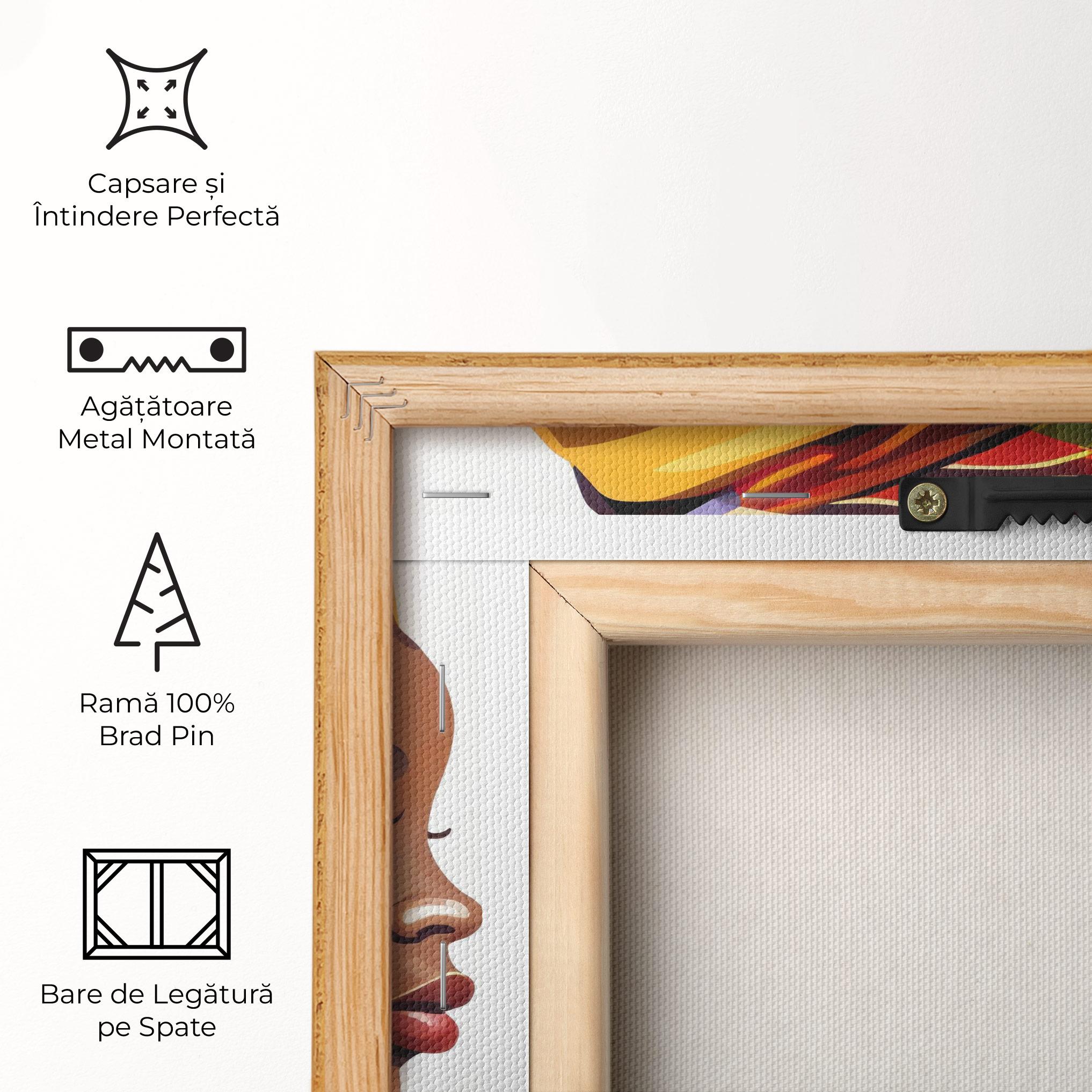 Tablou Canvas Colorful African mockup 5