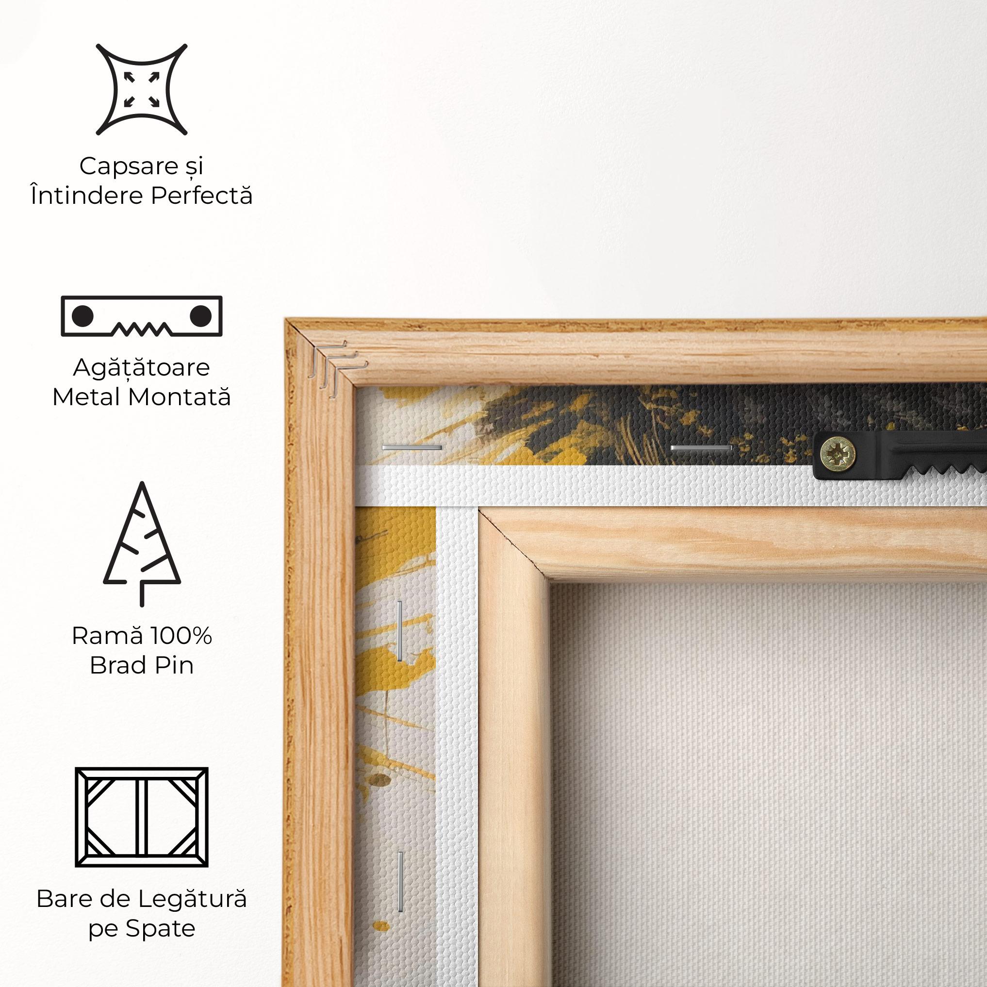 Tablou Canvas Gold African Woman mockup 5