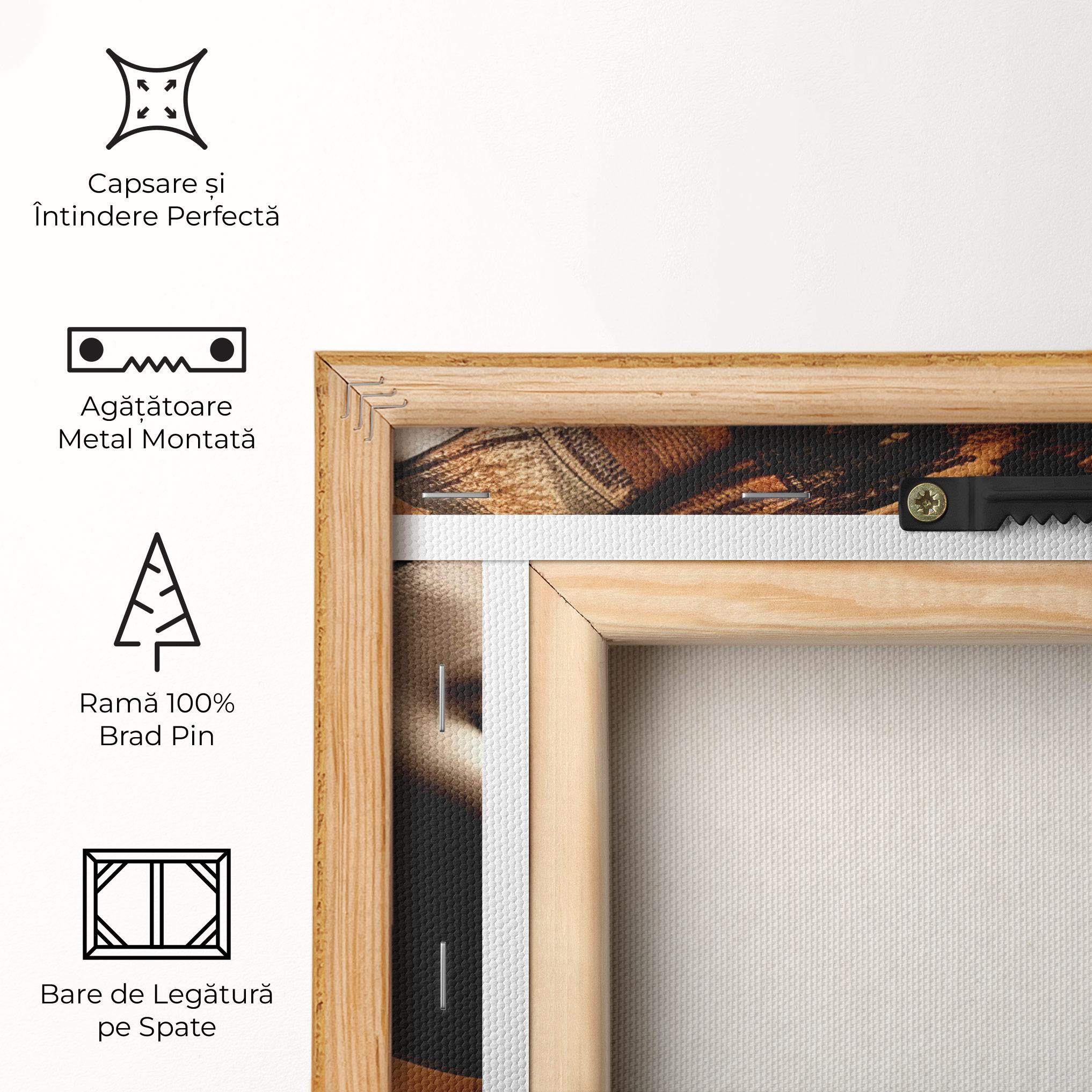 Tablou Canvas Interesting African Earrings mockup 5