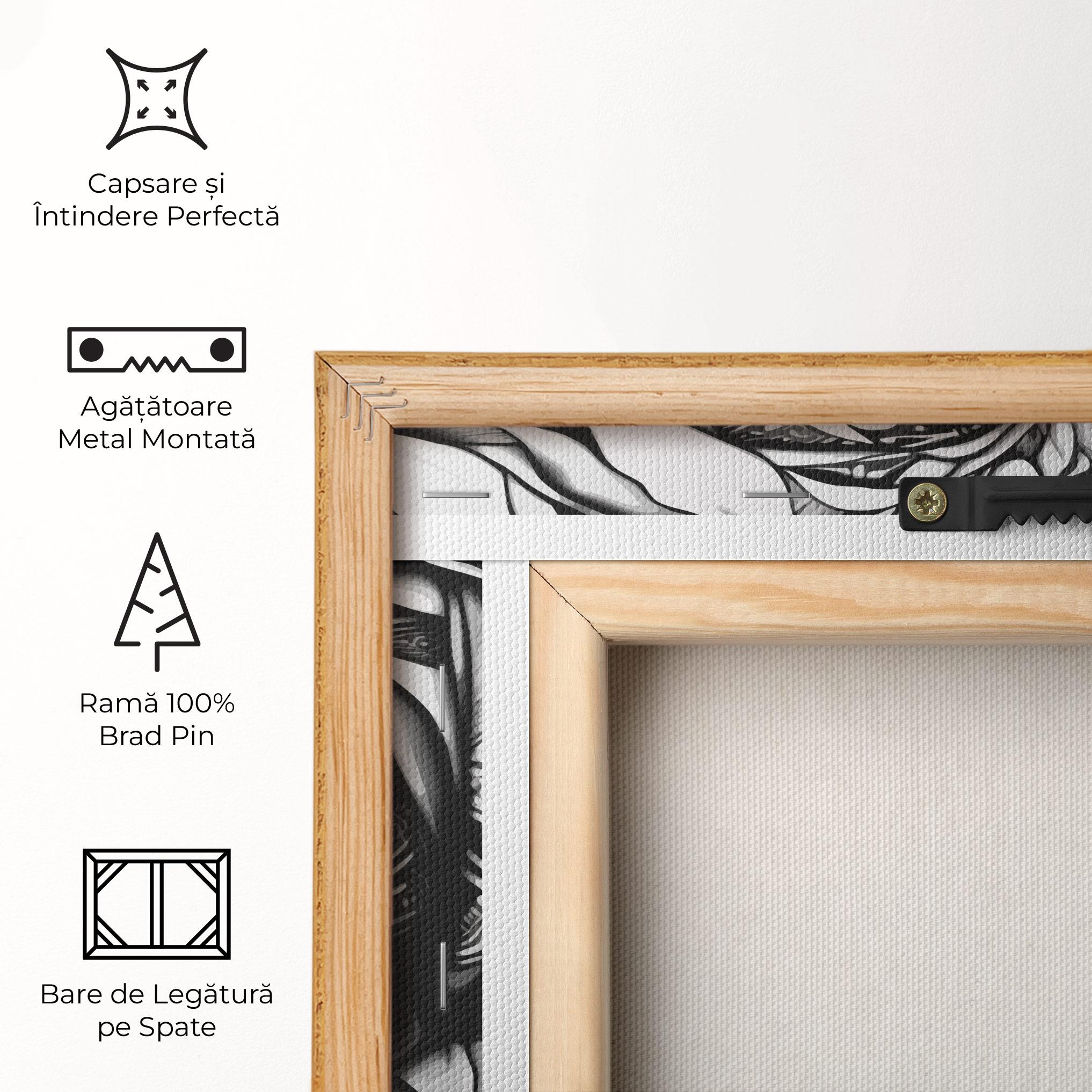 Tablou Canvas Pretty African Woman mockup 5