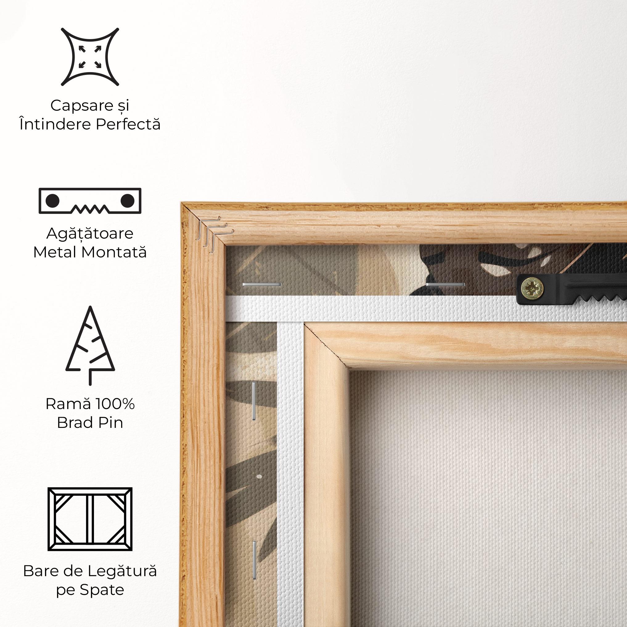 Tablou Canvas Wearing Necklace Graphic mockup 5