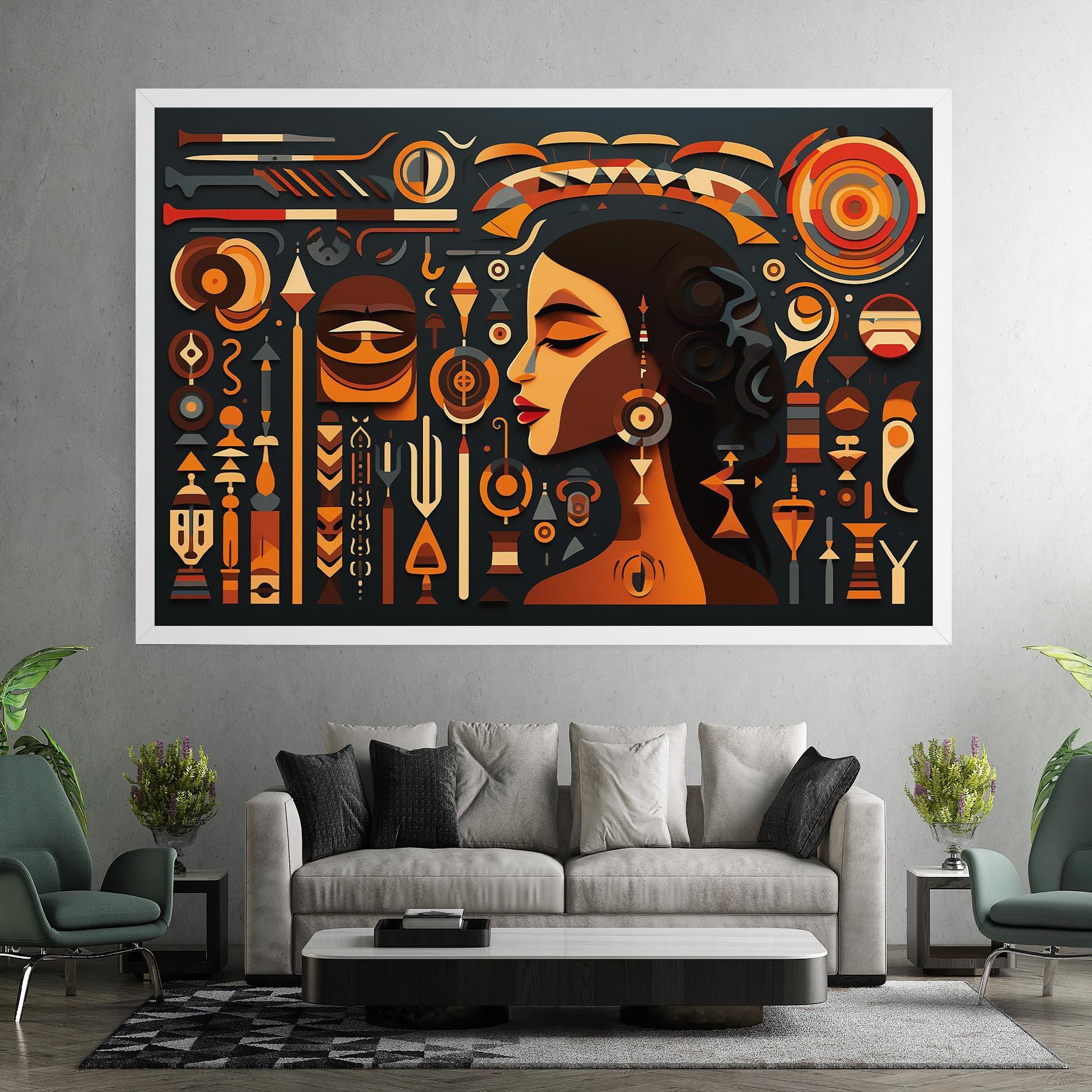 Tablou Canvas Old Cultural Elements mockup 7