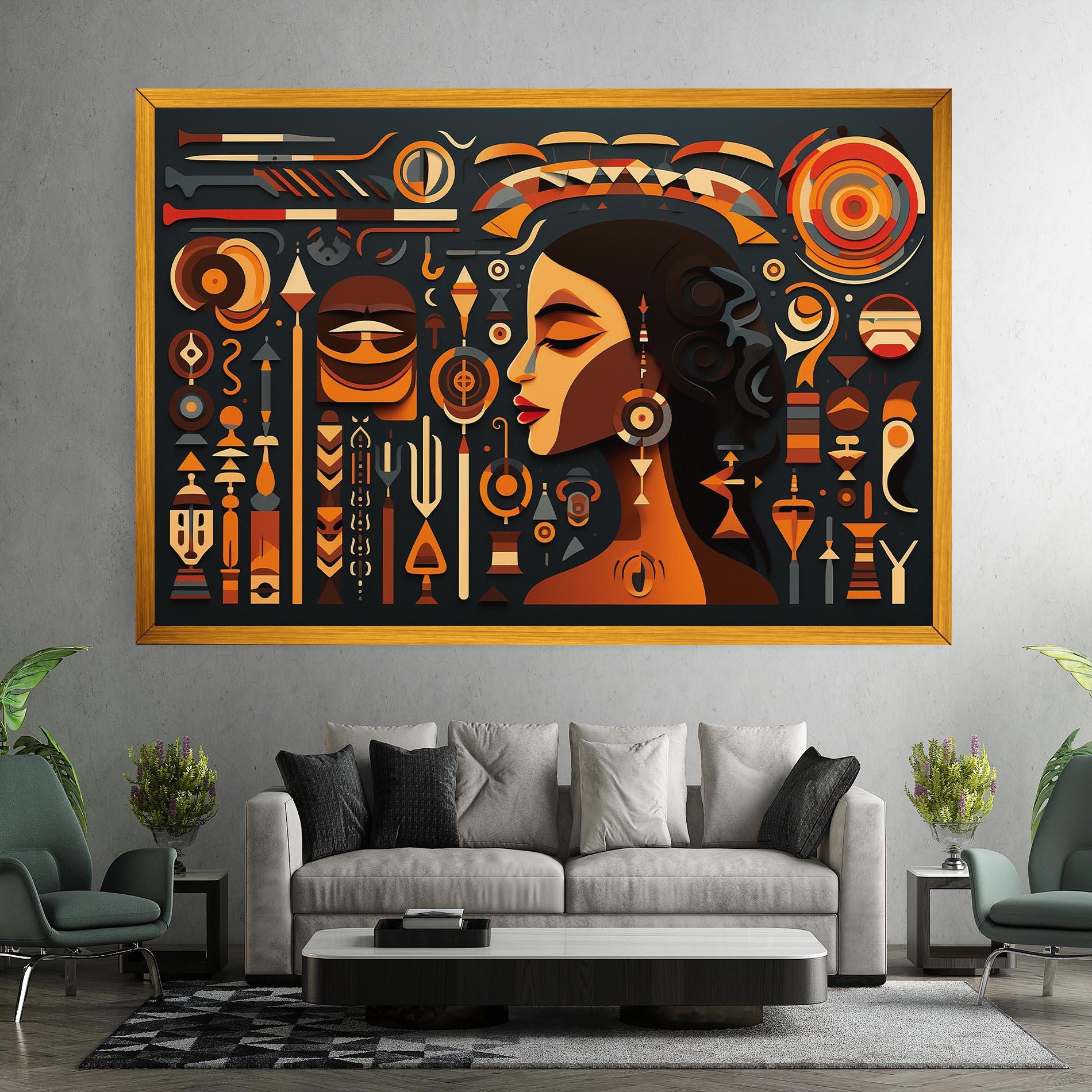 Tablou Canvas Old Cultural Elements mockup 7