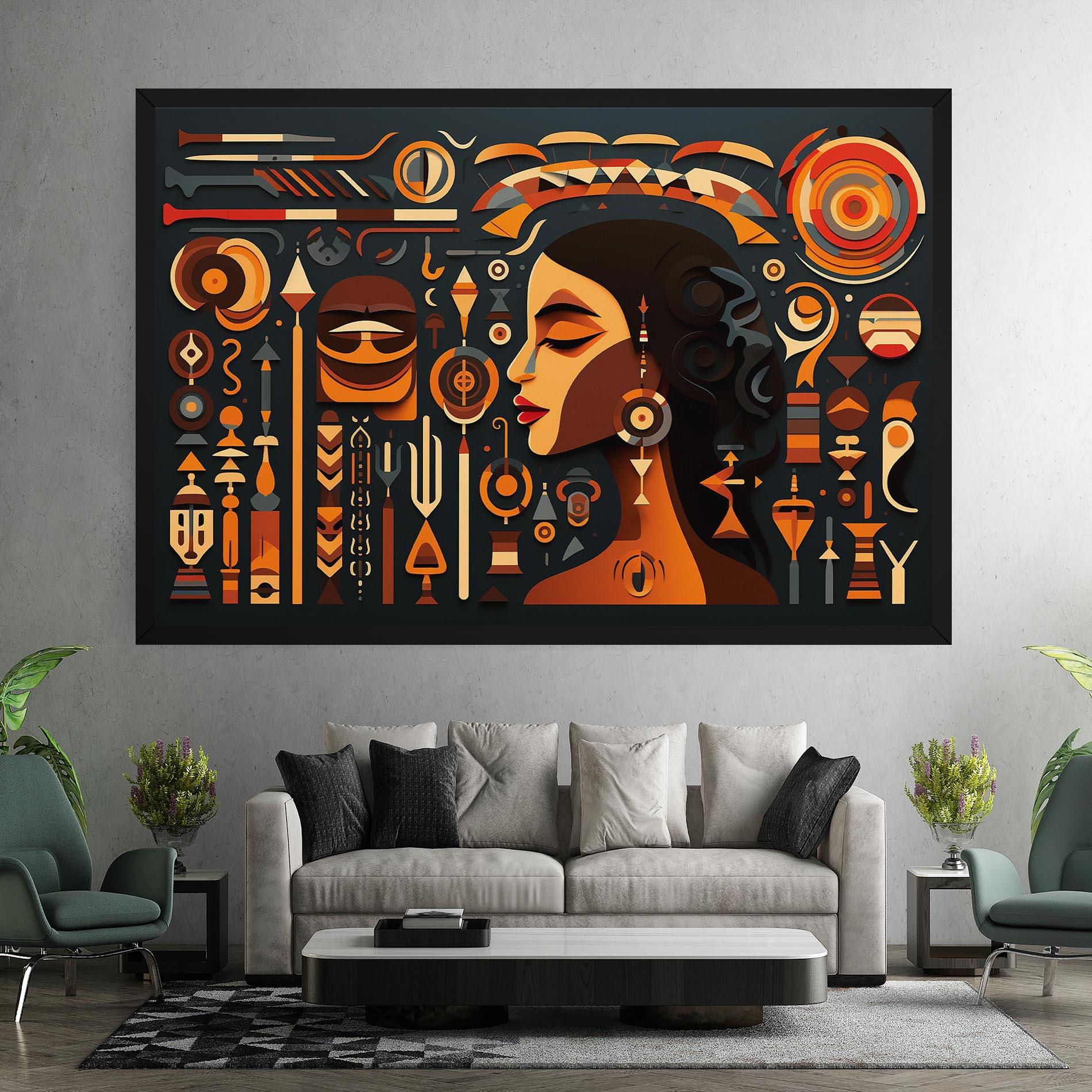 Tablou Canvas Old Cultural Elements mockup 7