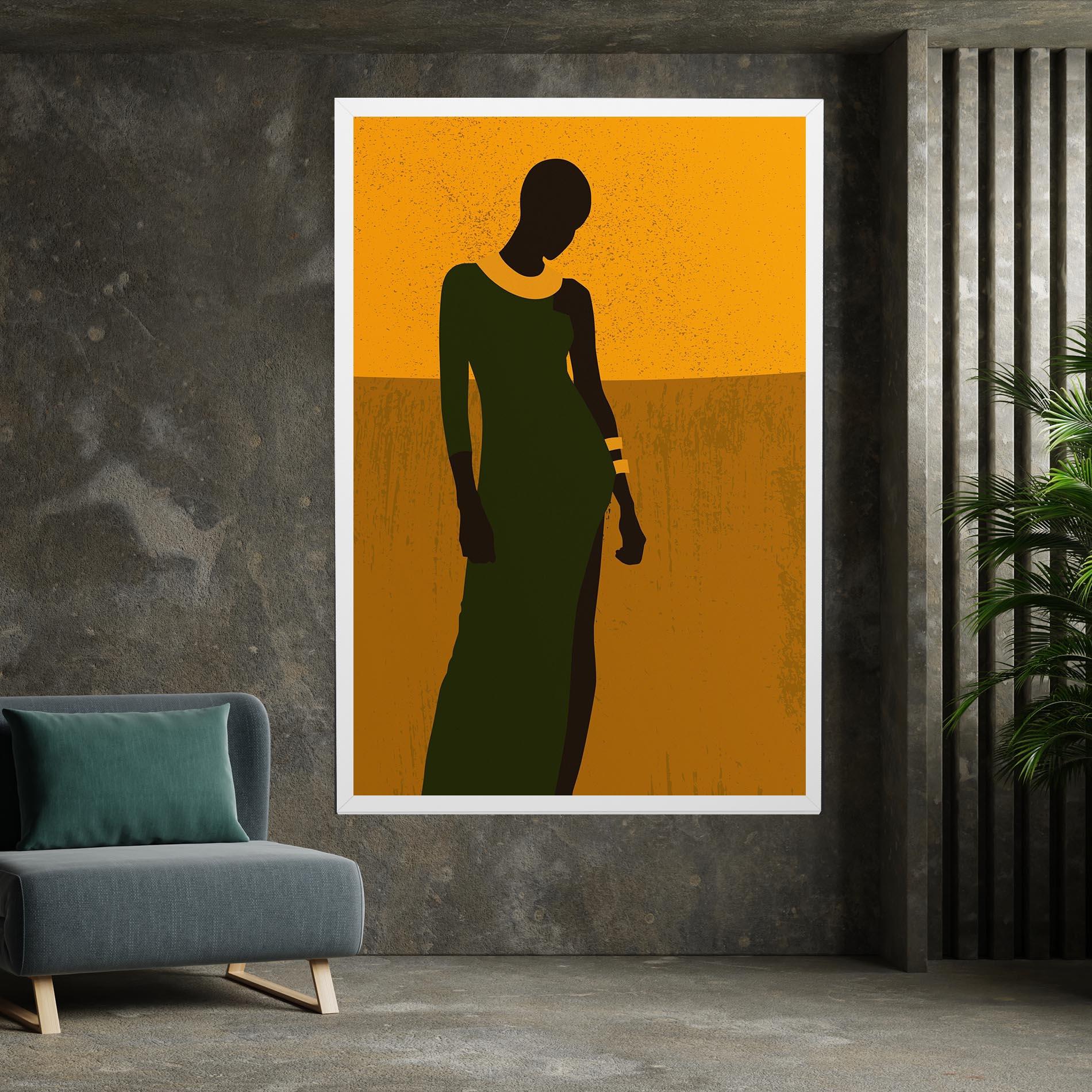 Tablou Canvas African Dress mockup 7