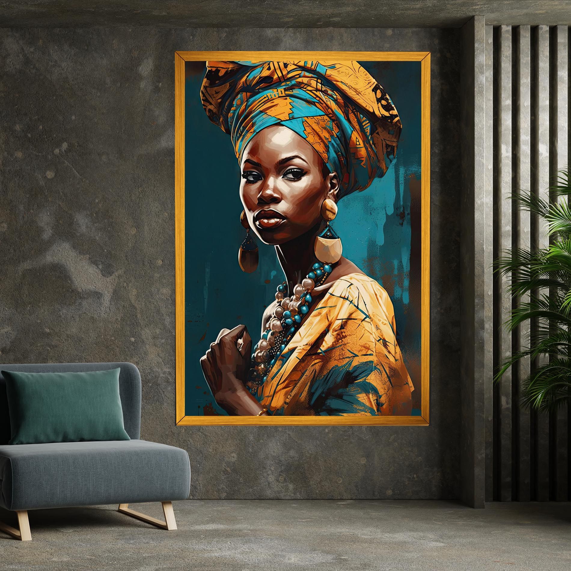 Azure Chic Woman mockup 7