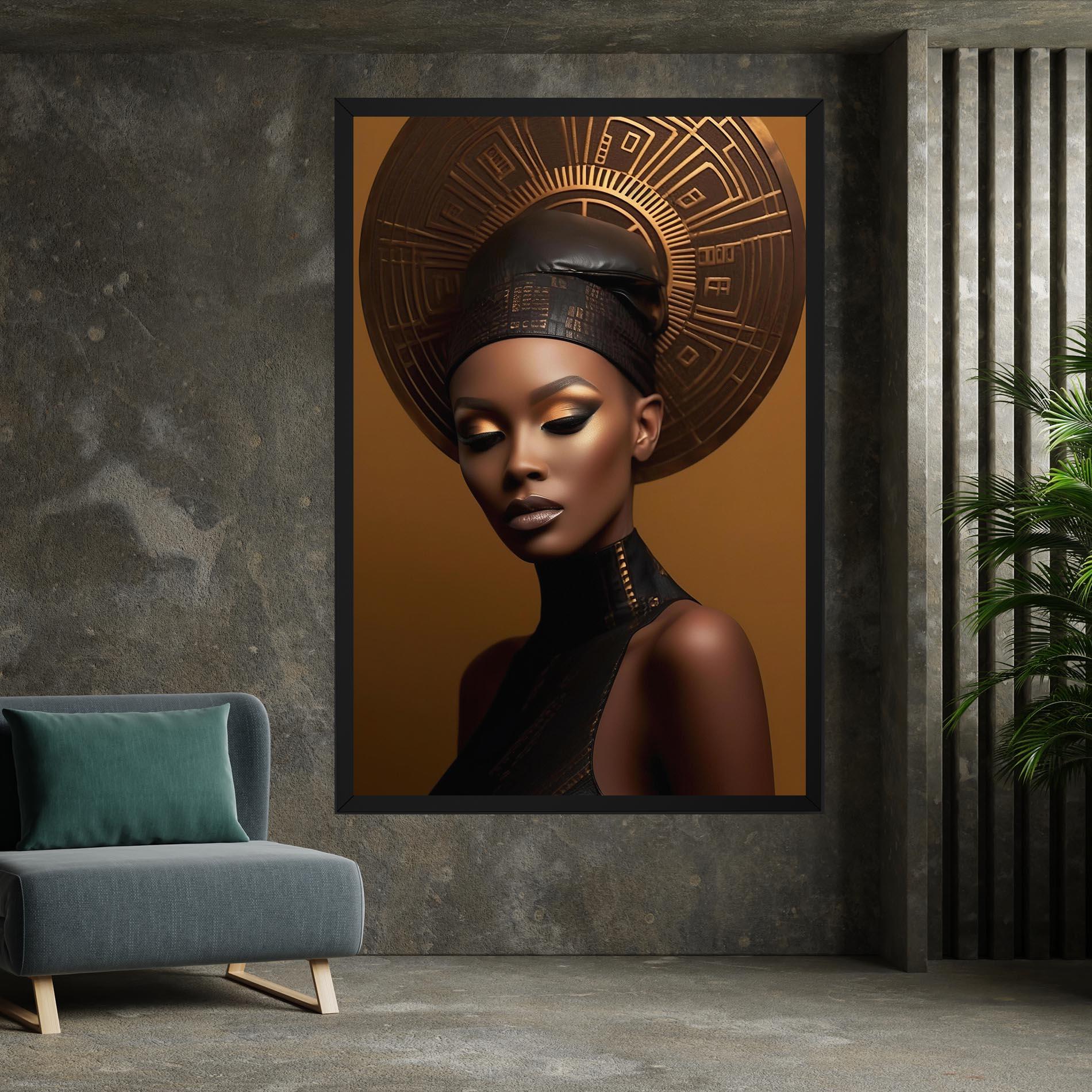 Tablou Canvas African Abstract Art mockup 7