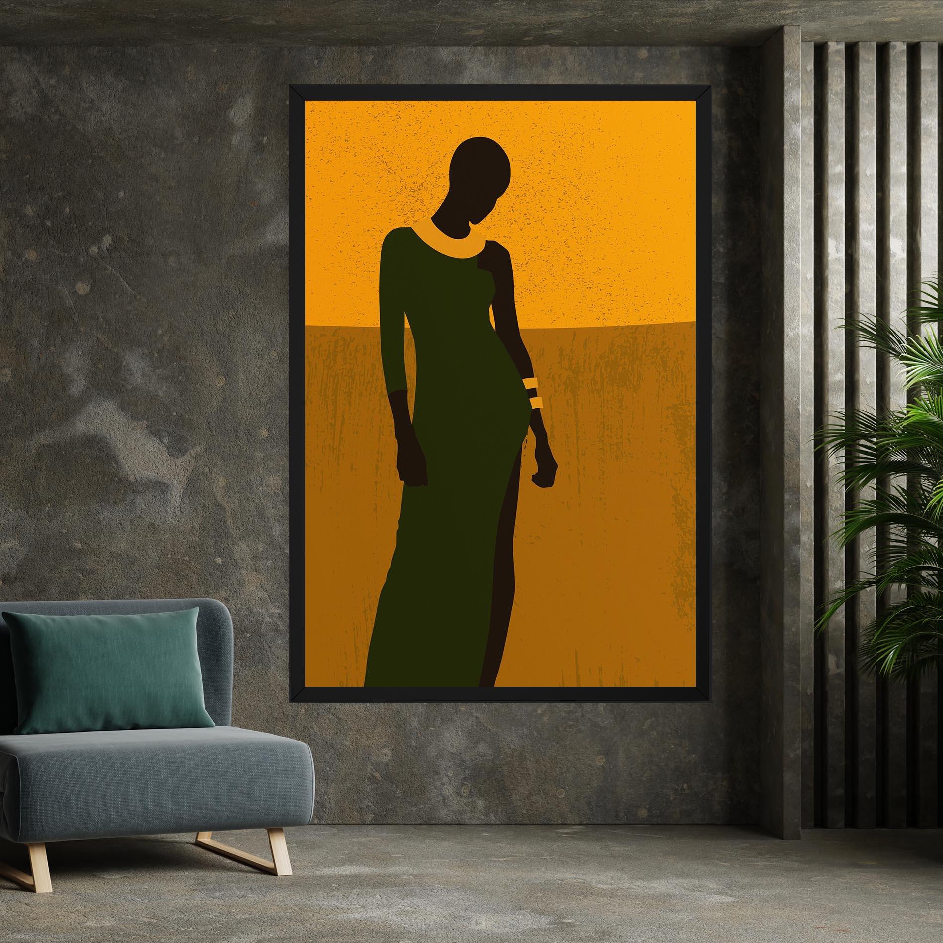 Tablou Canvas African Dress mockup 7