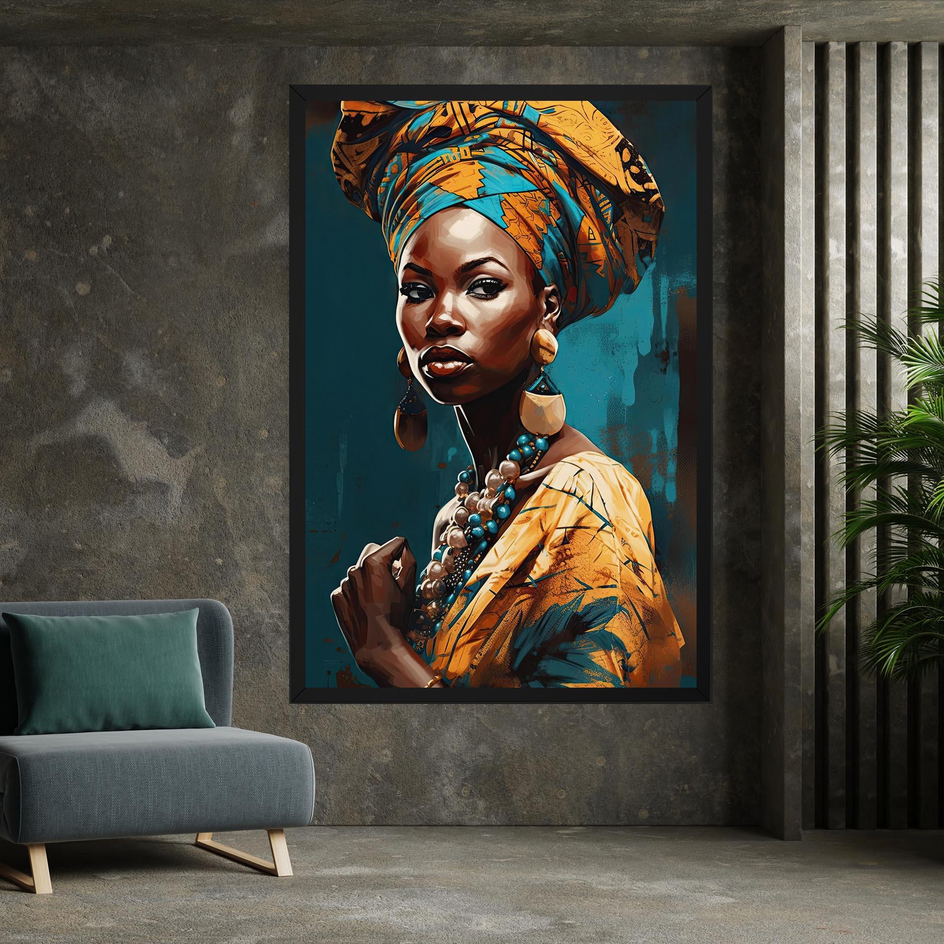 Tablou Canvas Azure Chic Woman mockup 7