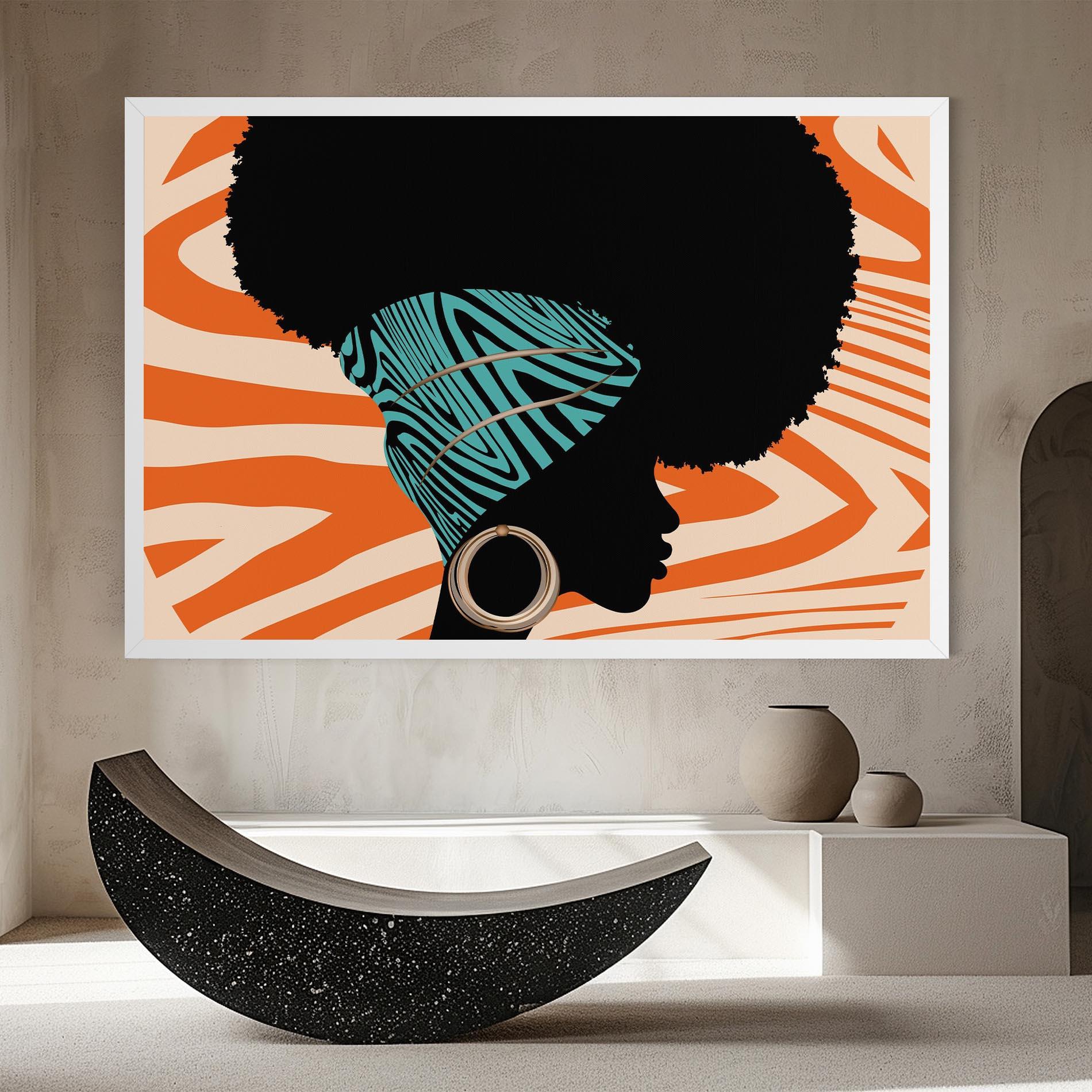 Tablou Canvas African Bandana mockup 8