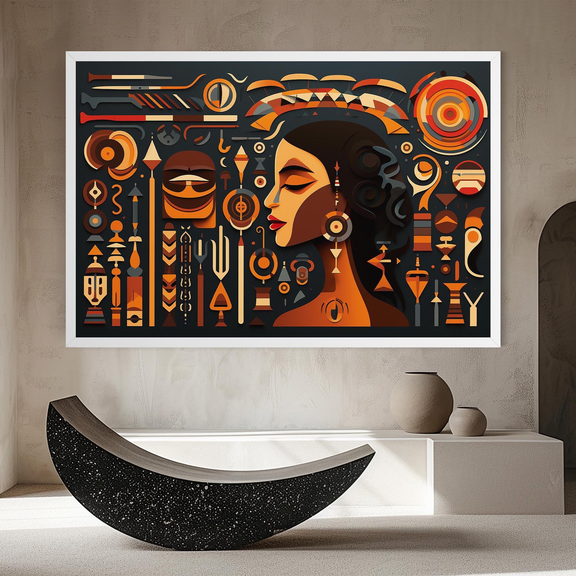 Tablou Canvas Old Cultural Elements mockup 8