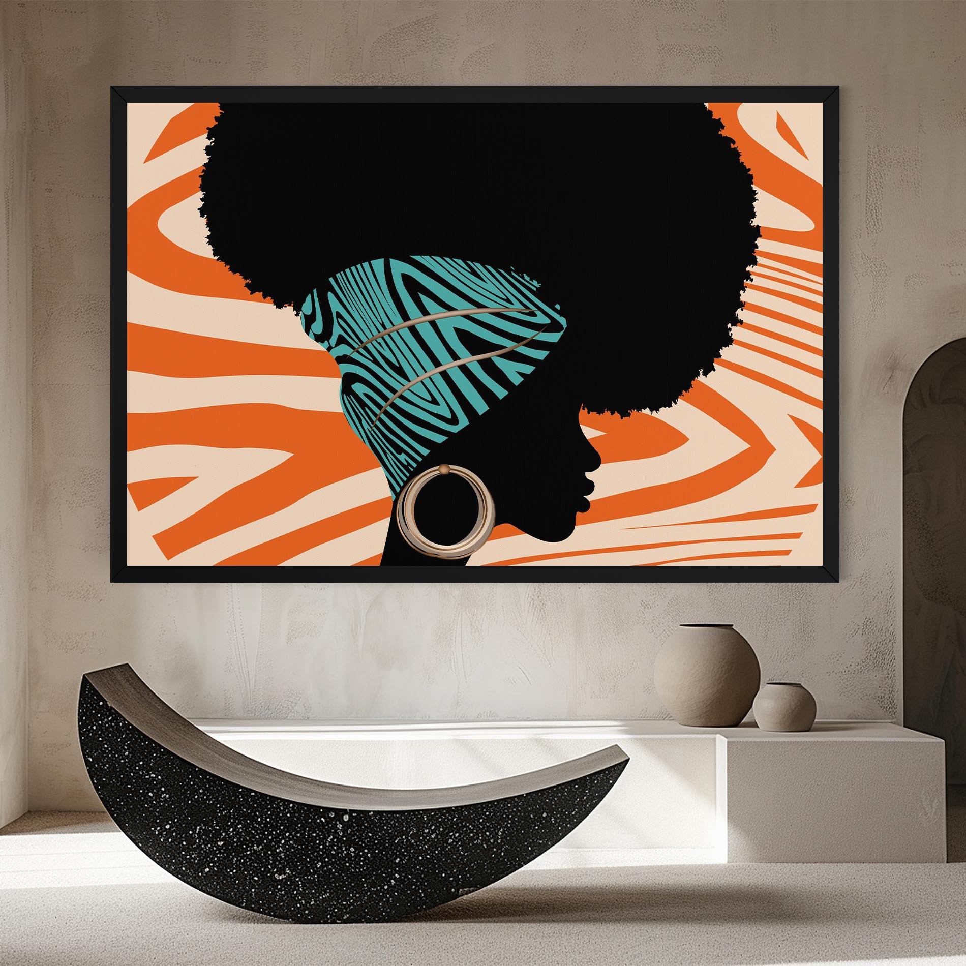 Tablou Canvas African Bandana mockup 8