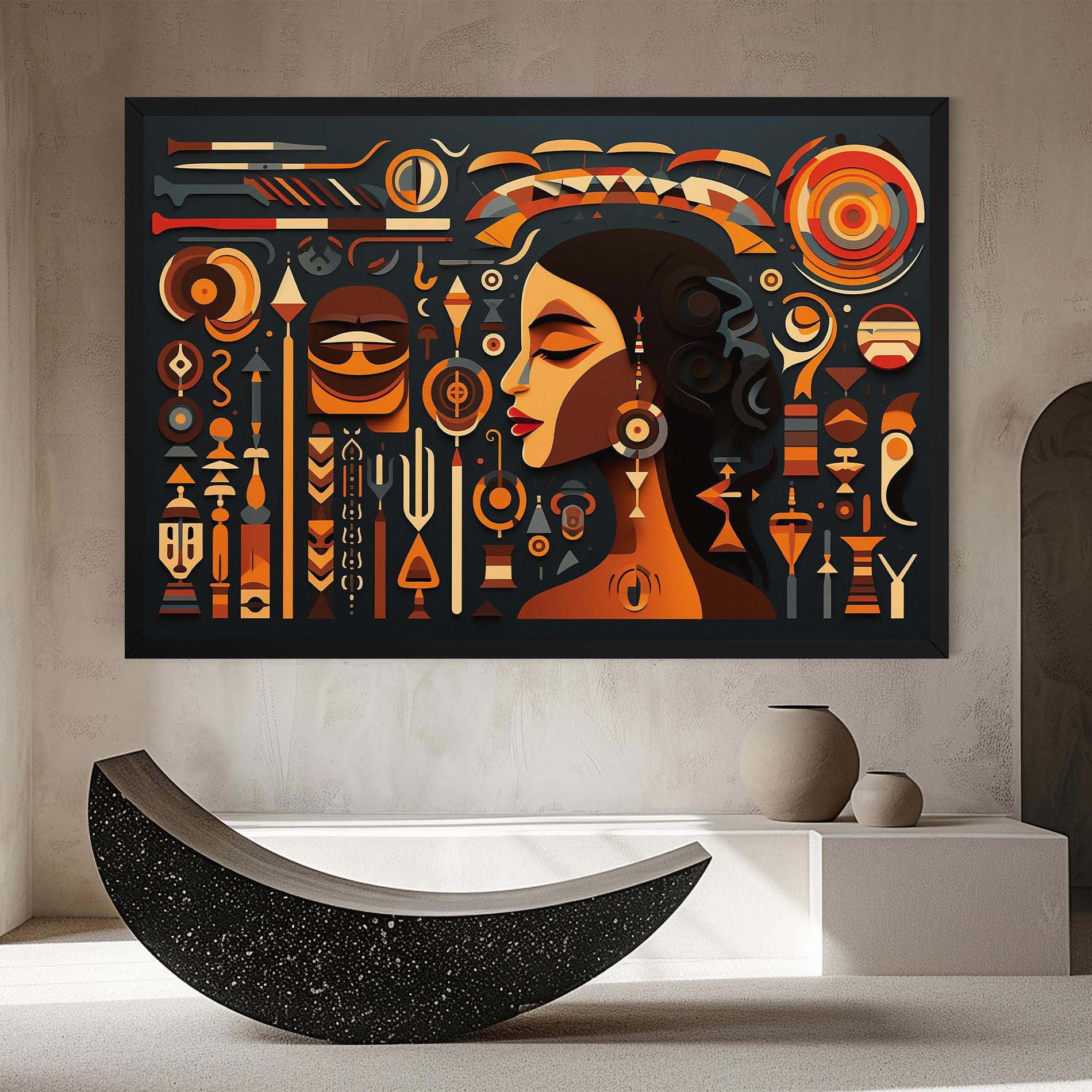 Tablou Canvas Old Cultural Elements mockup 8