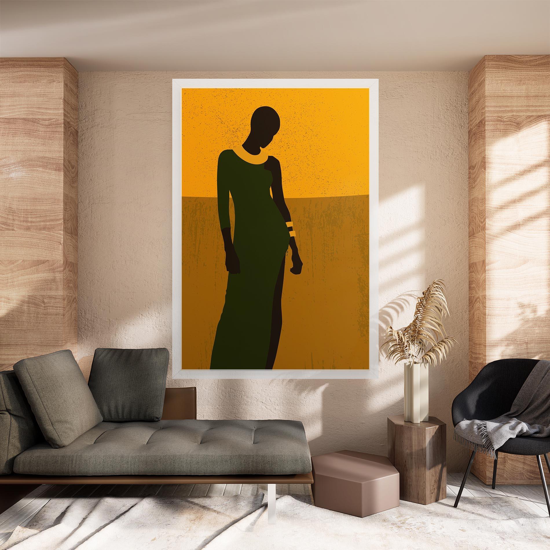 Tablou Canvas African Dress mockup 8