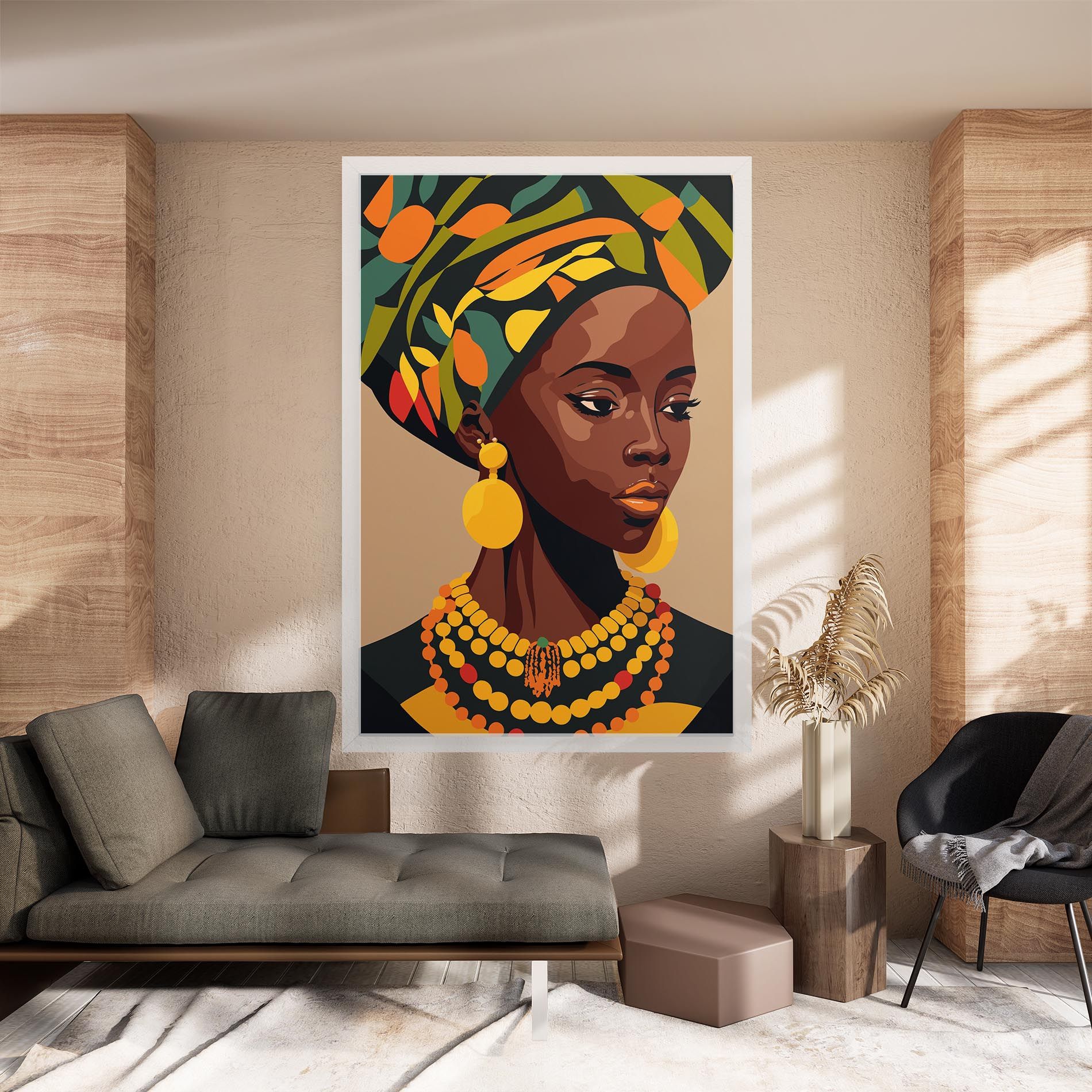 African Earrings mockup 8