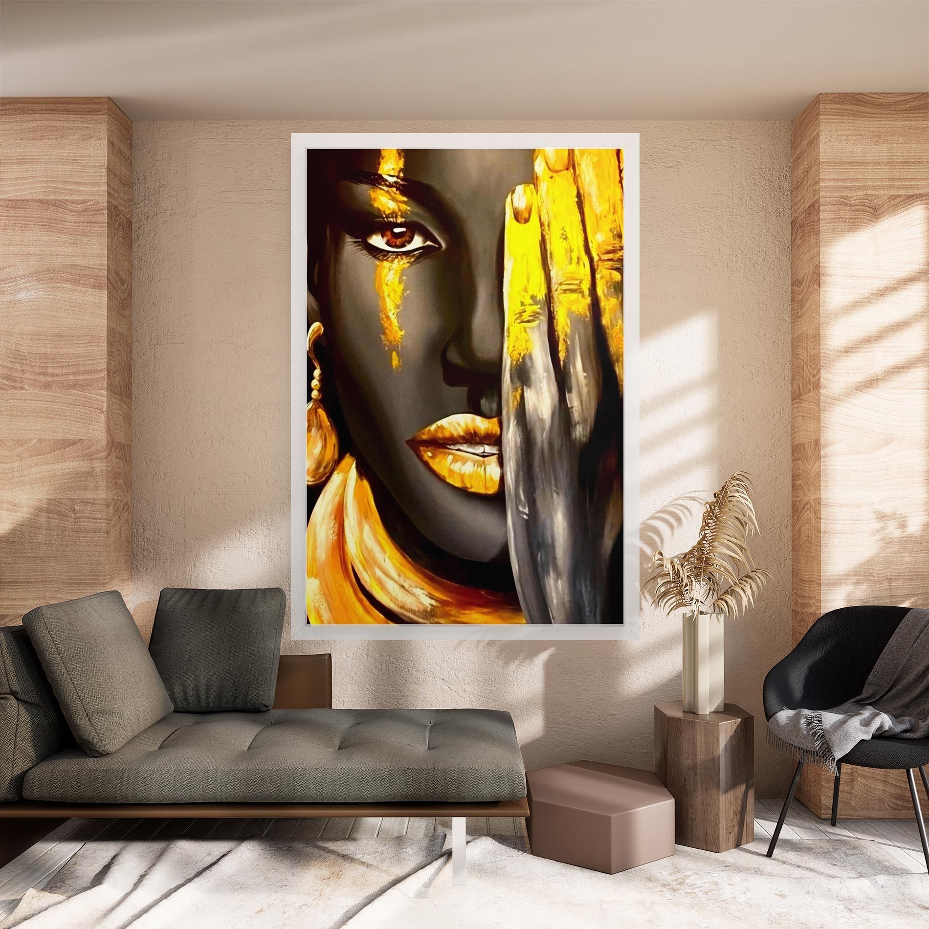 Golden African Women mockup 8