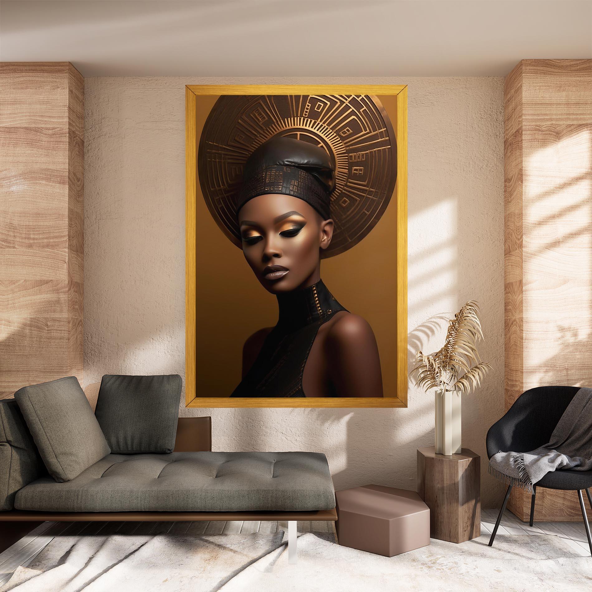 Tablou Canvas African Abstract Art mockup 8