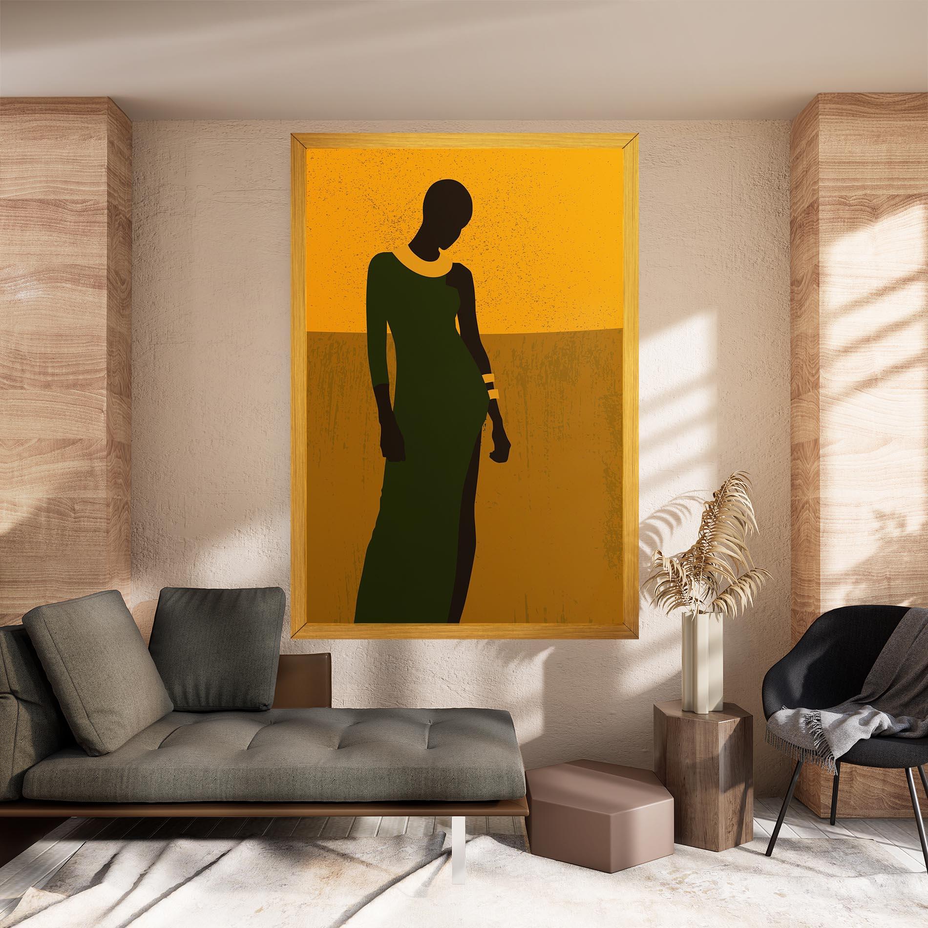 Tablou Canvas African Dress mockup 8