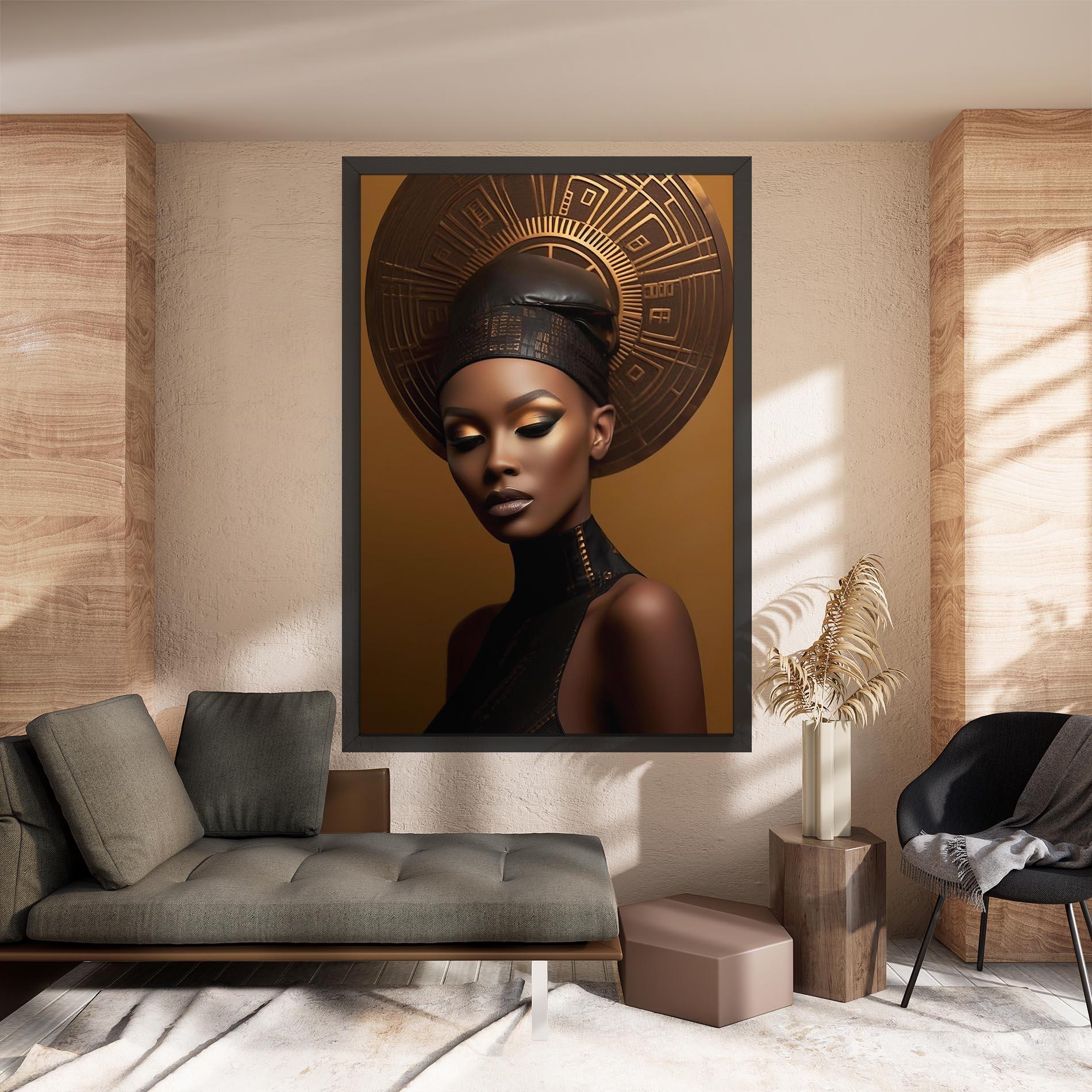Tablou Canvas African Abstract Art mockup 8