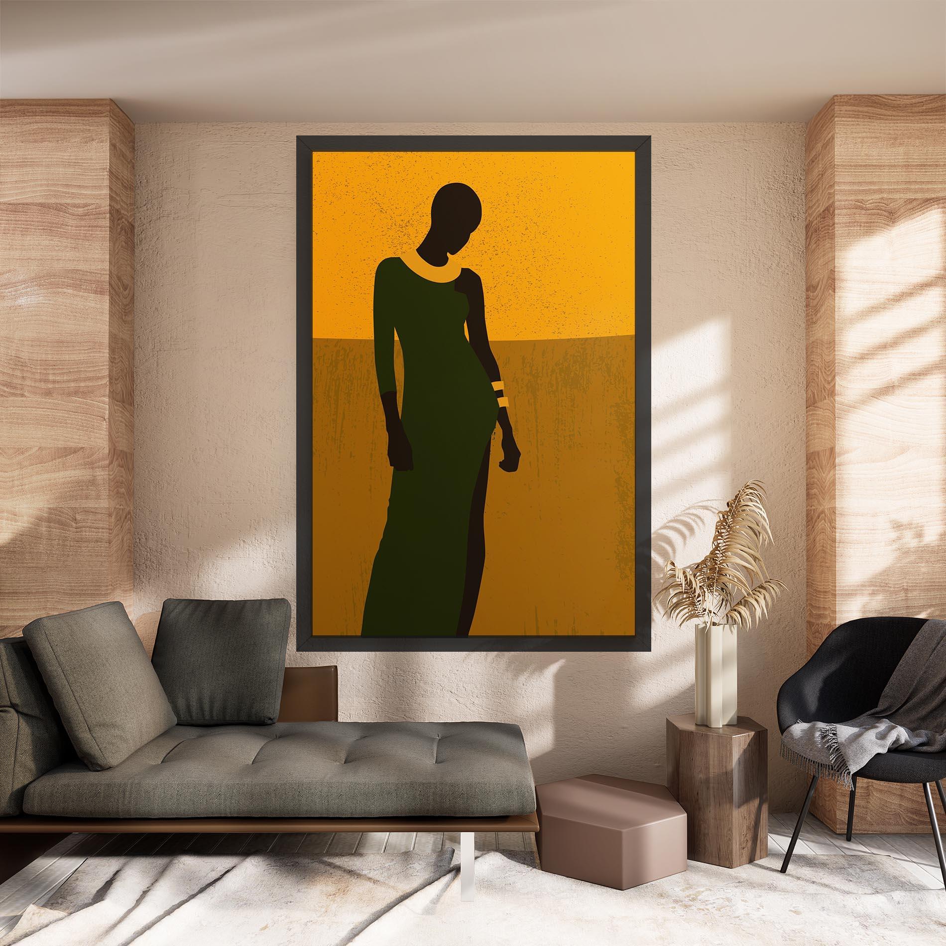 Tablou Canvas African Dress mockup 8