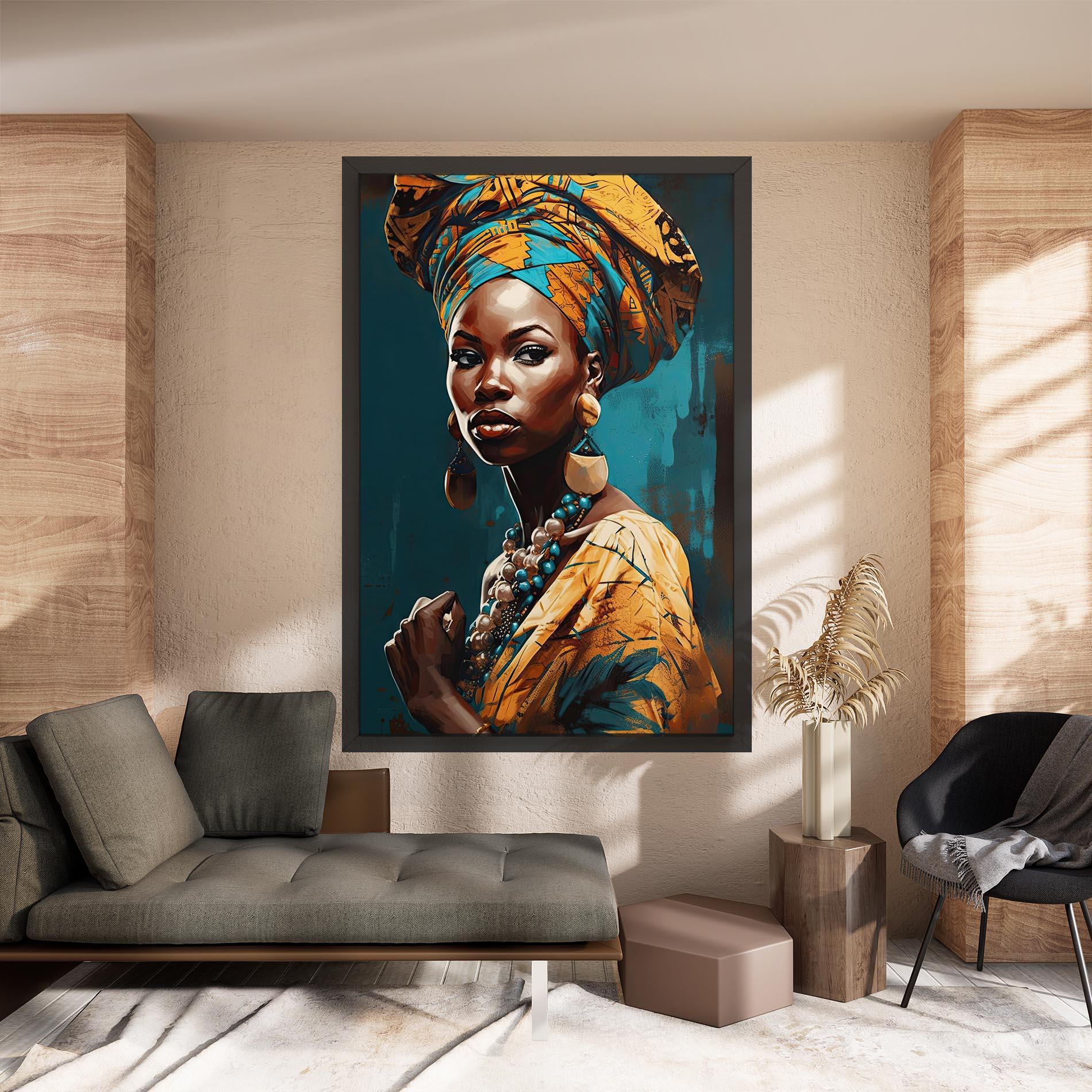 Tablou Canvas Azure Chic Woman mockup 8