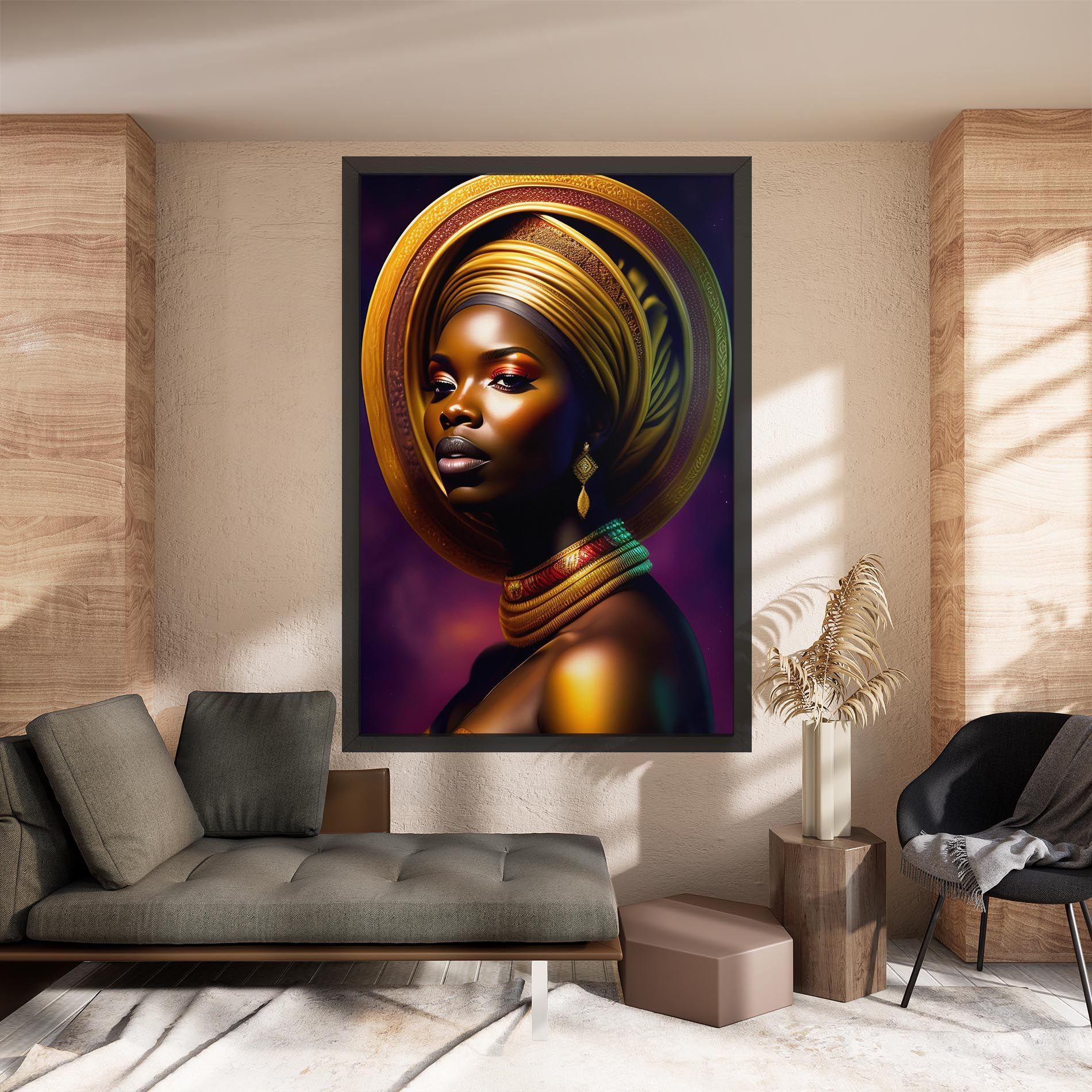 Golden Crown Woman mockup 8