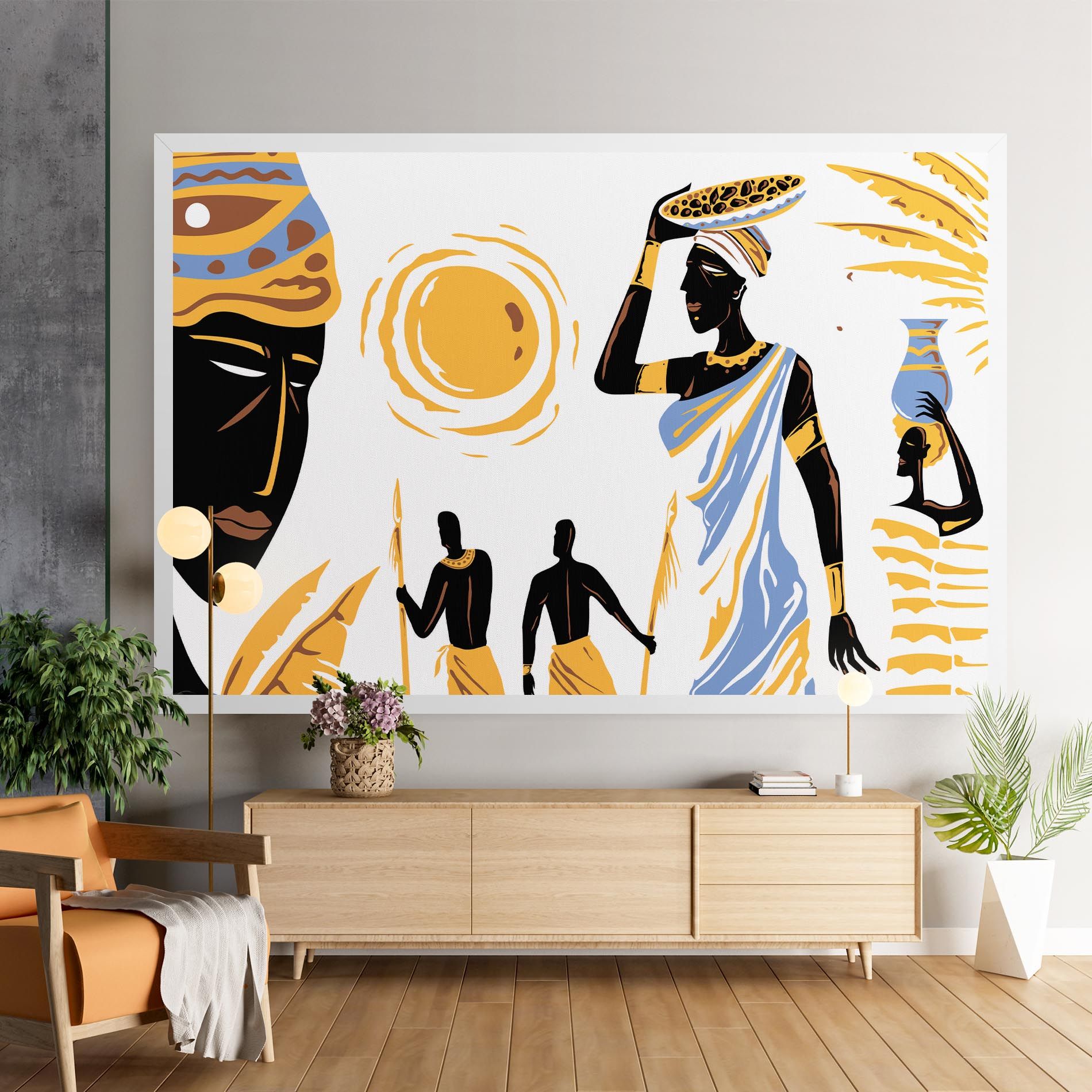 African Drawing mockup 9