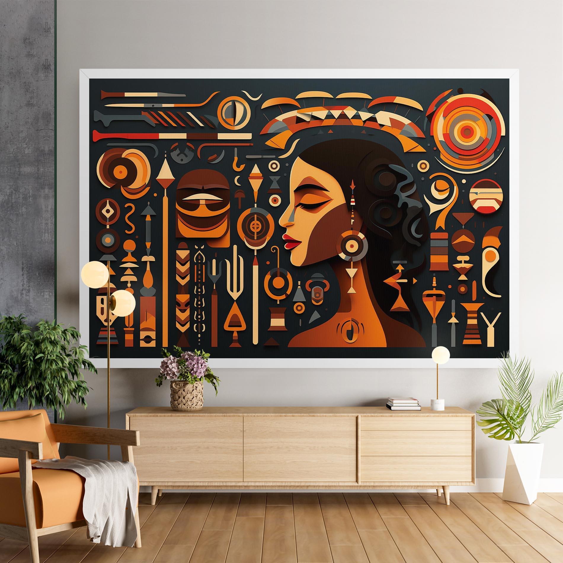 Tablou Canvas Old Cultural Elements mockup 9