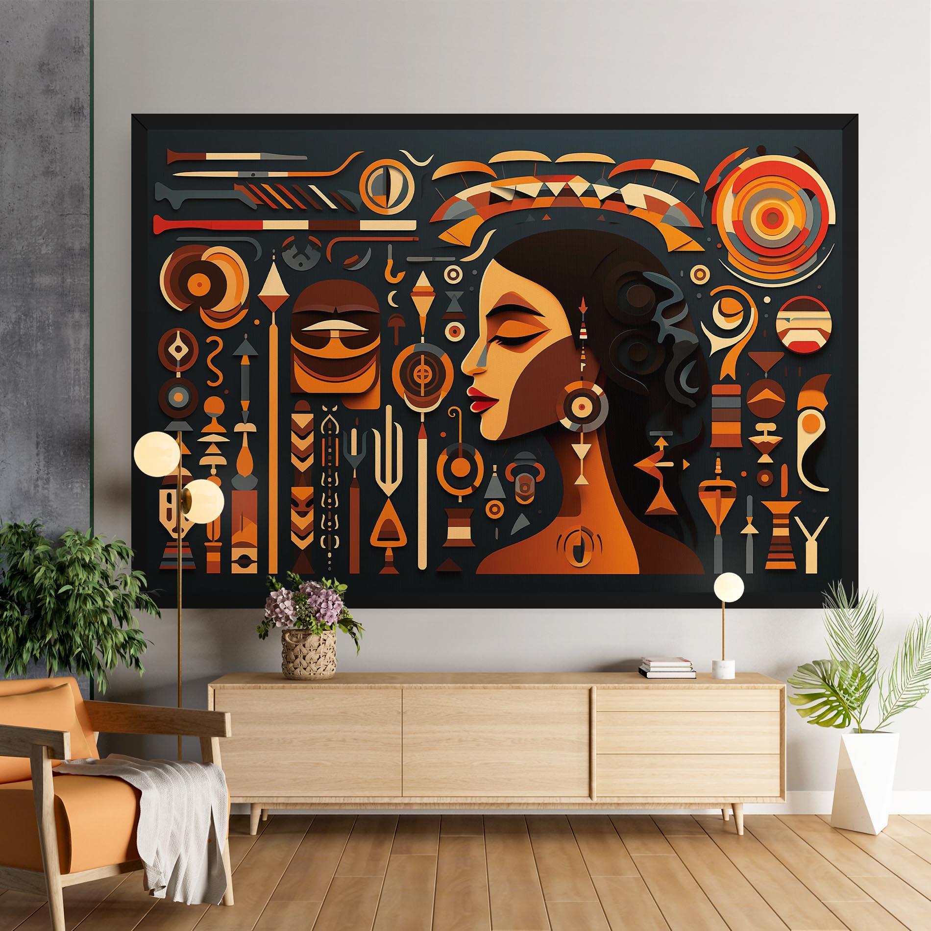 Tablou Canvas Old Cultural Elements mockup 9