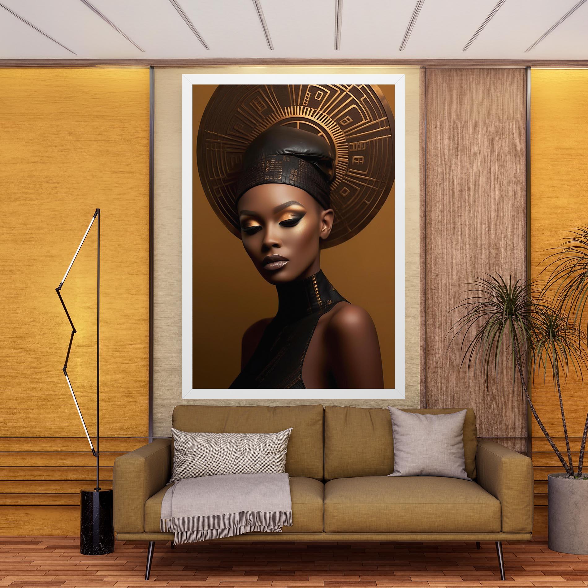 Tablou Canvas African Abstract Art mockup 9