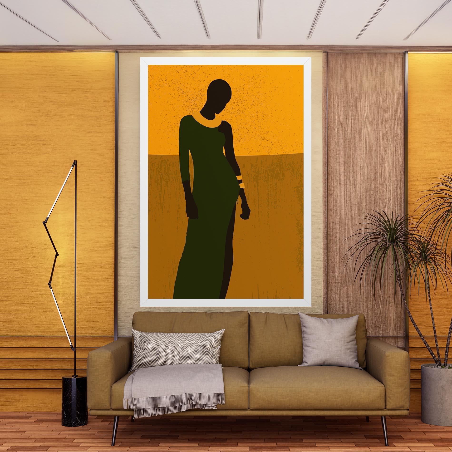 Tablou Canvas African Dress mockup 9