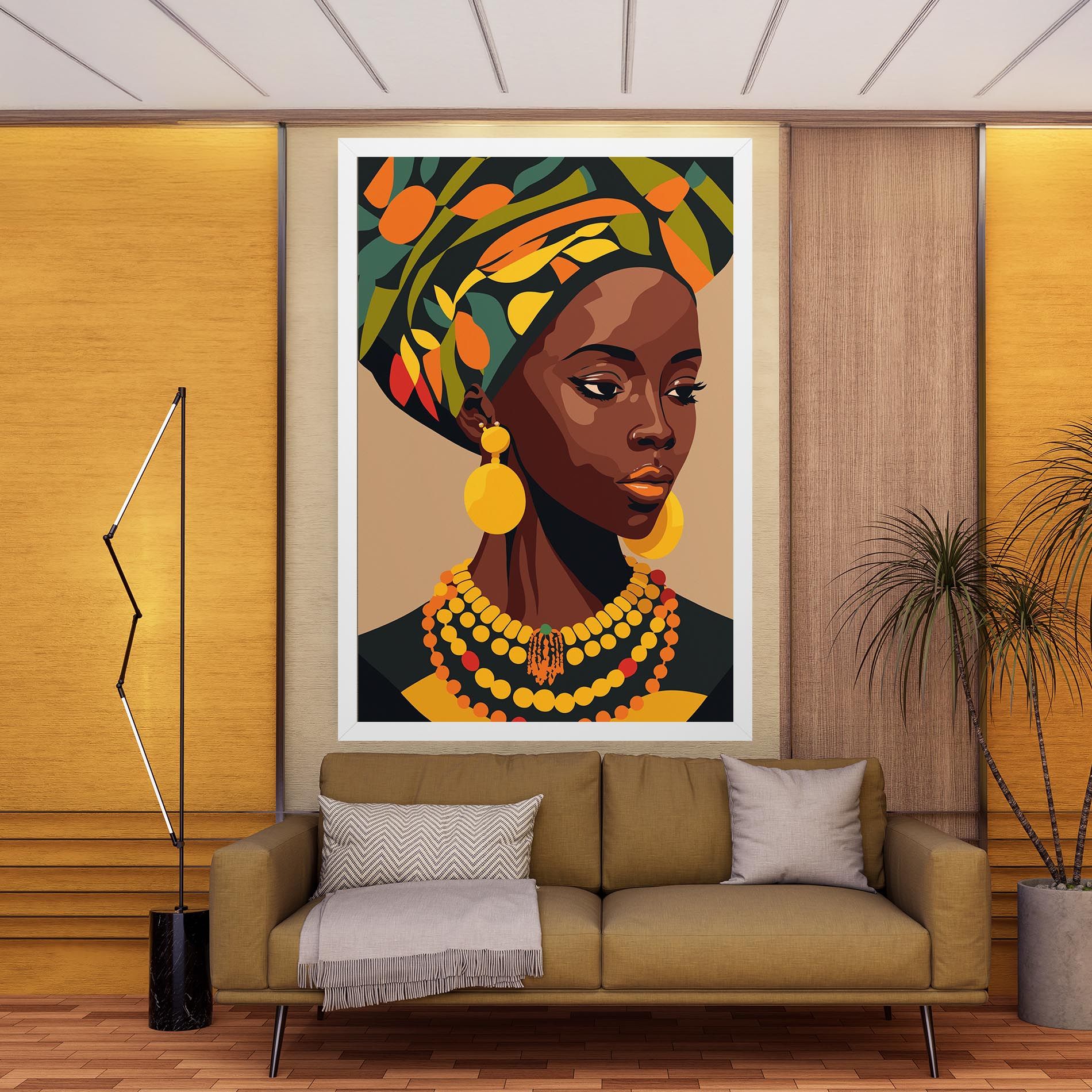 African Earrings mockup 9