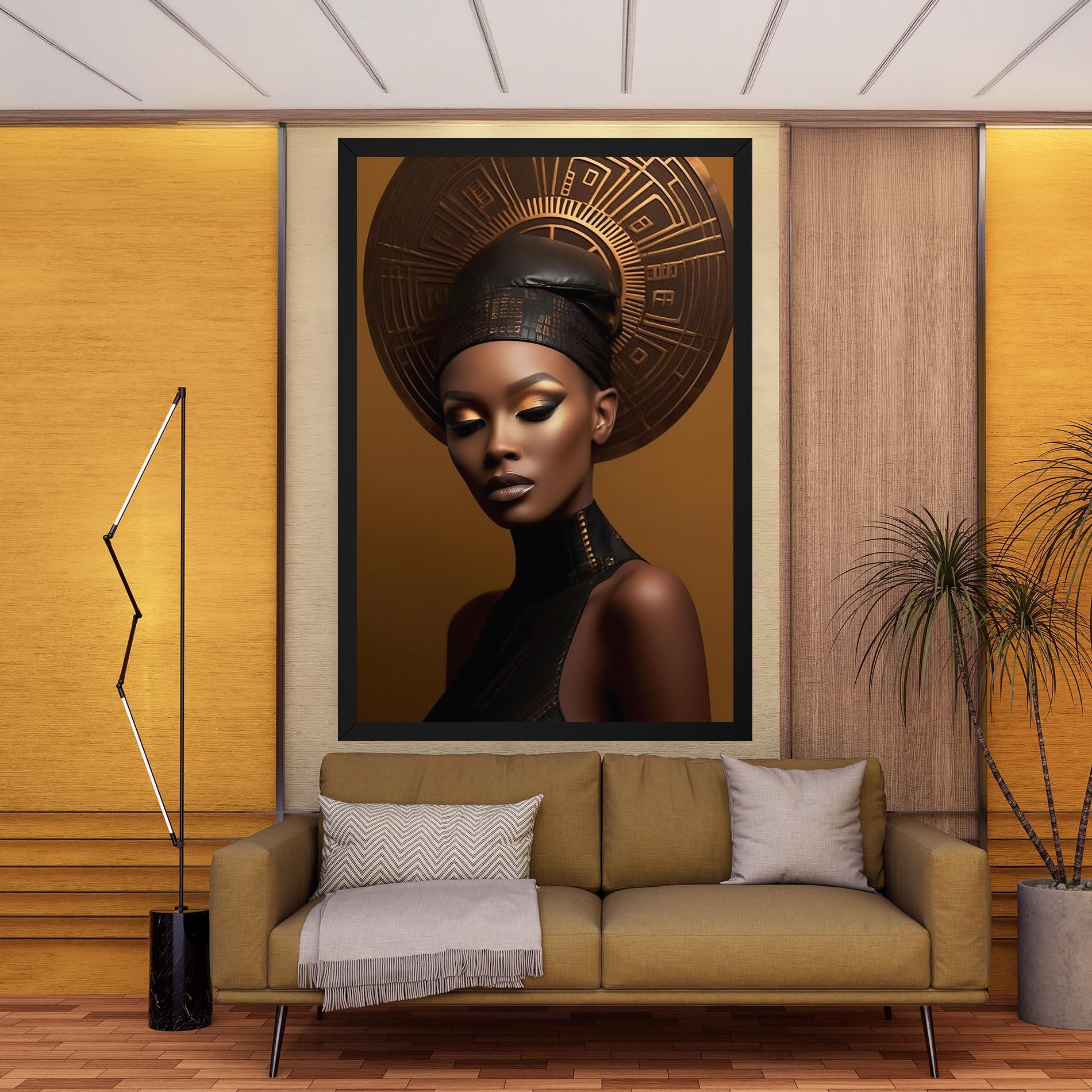 Tablou Canvas African Abstract Art mockup 9