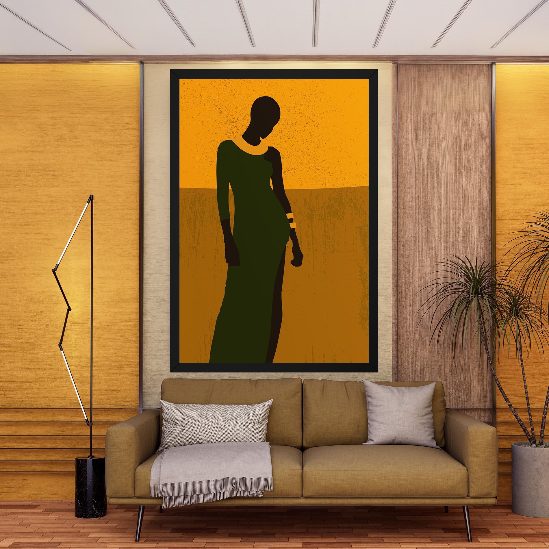 Tablou Canvas African Dress mockup 9