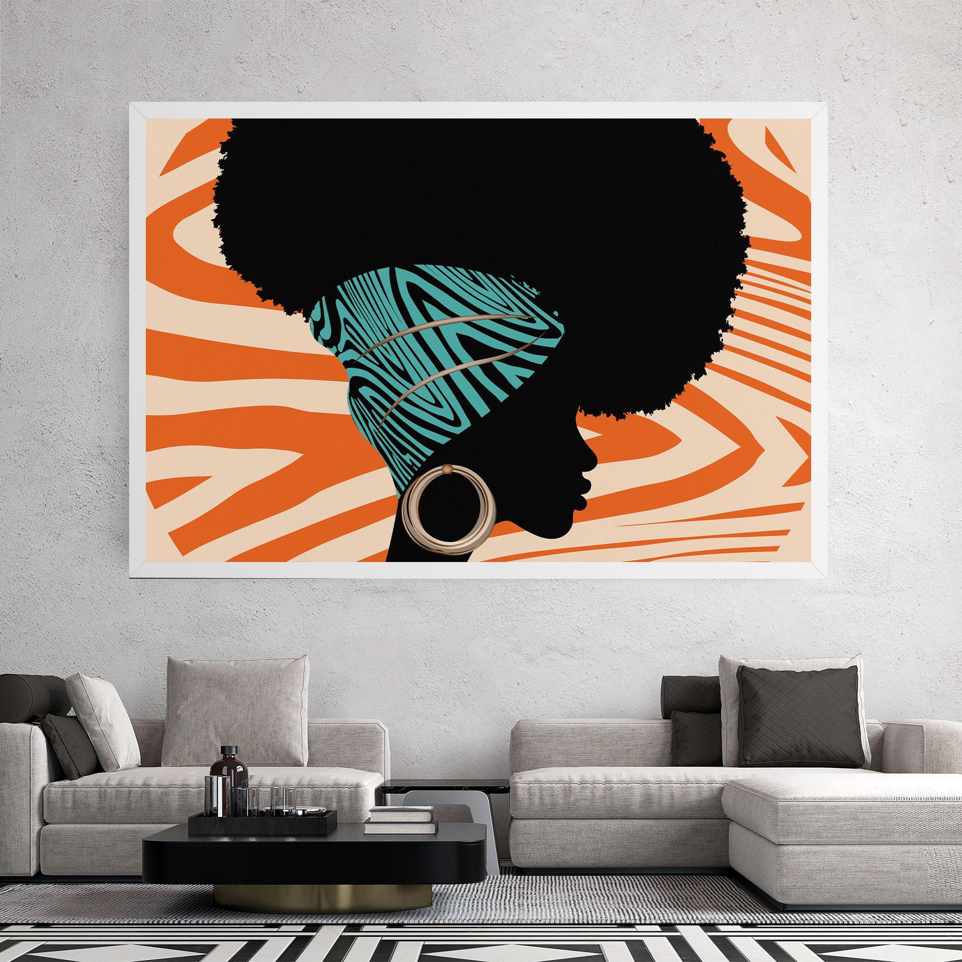 Tablou Canvas African Bandana mockup 2