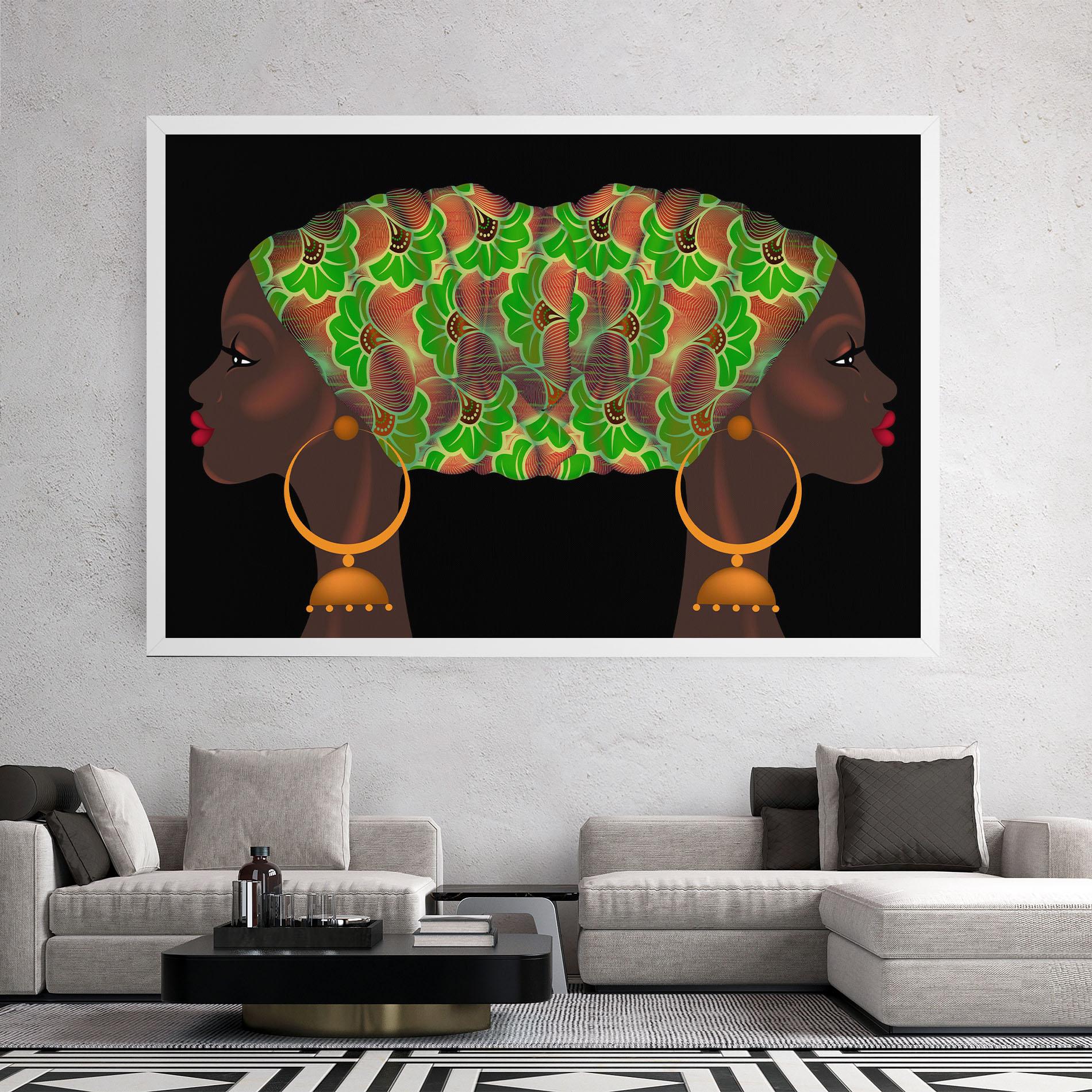 Tablou Canvas Ankara Headwrap mockup 2